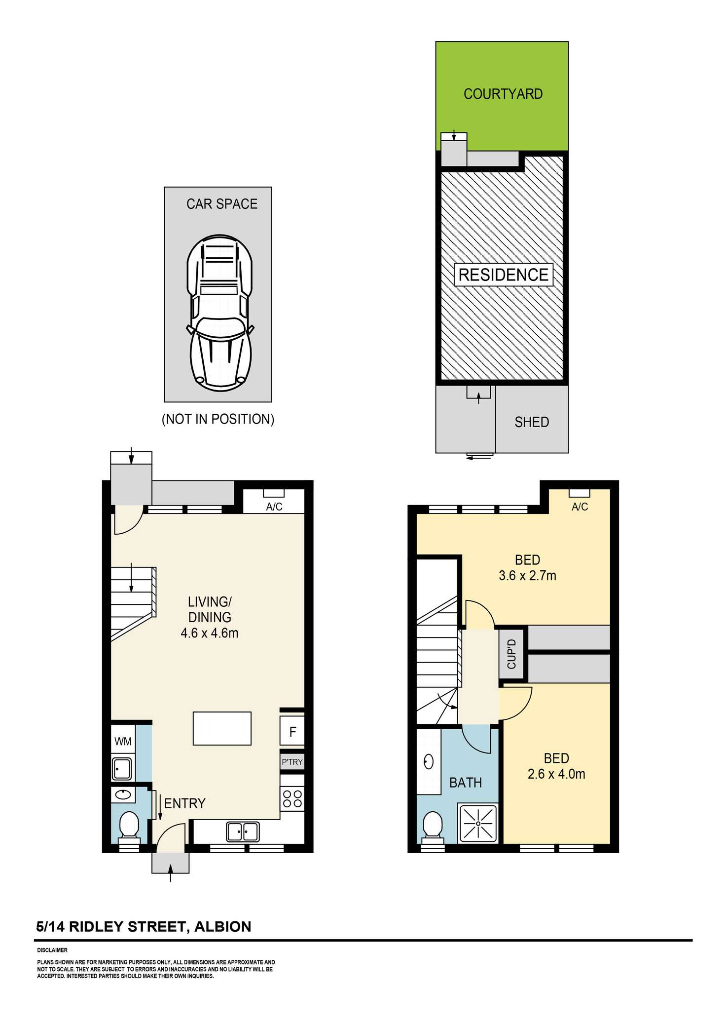 Floorplan of Homely unit listing, 5/14 Ridley Street, Albion VIC 3020