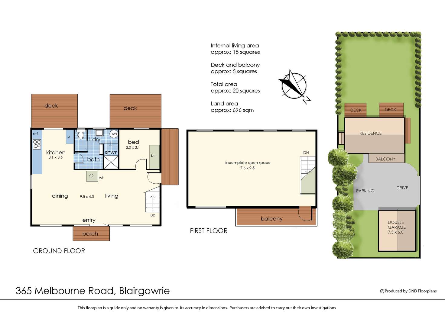 Floorplan of Homely house listing, 365 Melbourne Road, Blairgowrie VIC 3942