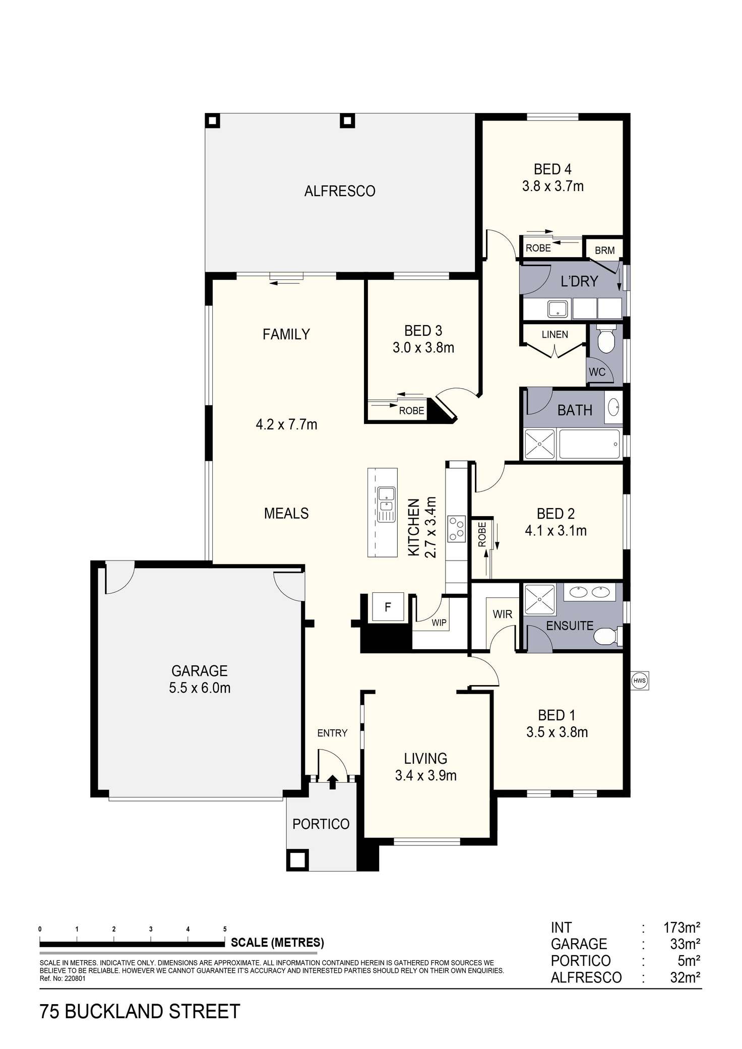 Floorplan of Homely house listing, 75 Buckland Street, Epsom VIC 3551