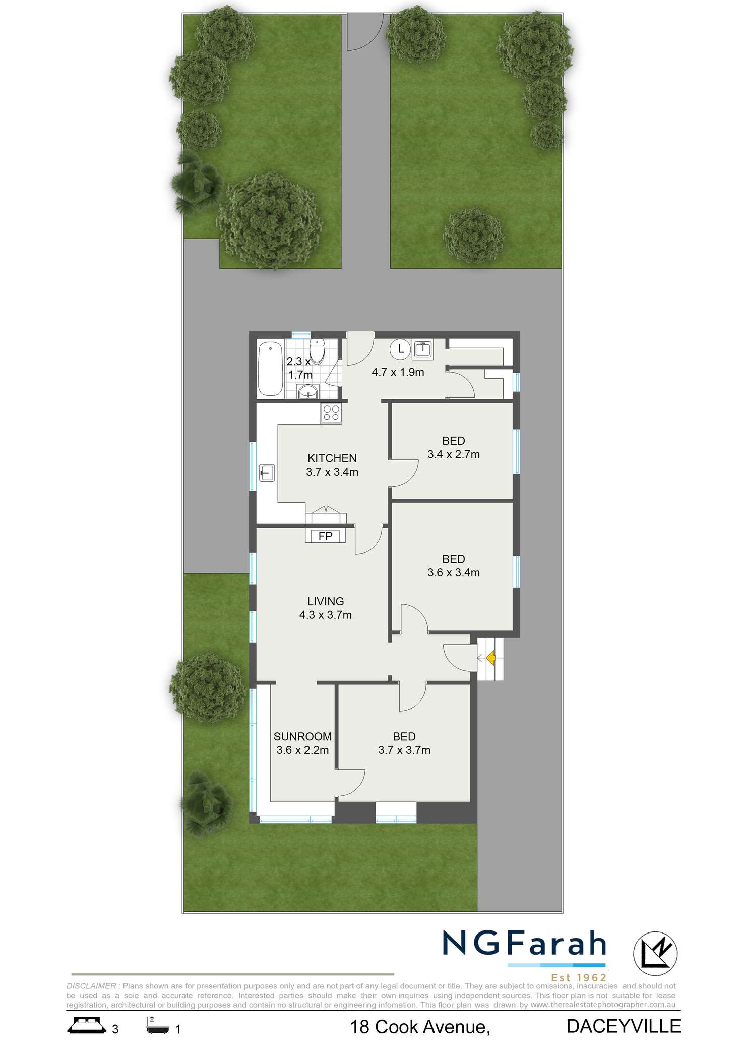 Floorplan of Homely house listing, 18 Cook Avenue, Daceyville NSW 2032