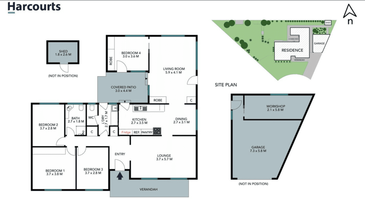 Floorplan of Homely house listing, 8 Almond Court, Thomastown VIC 3074