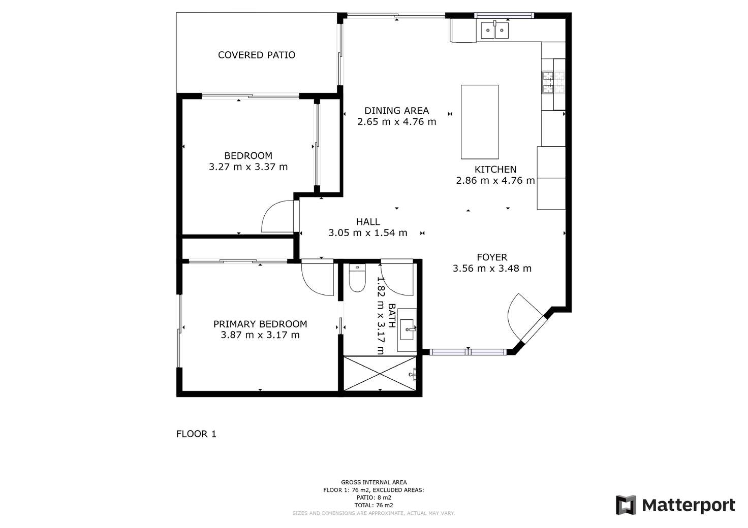 Floorplan of Homely unit listing, 2/9 Cherryplum Court, Cranbourne North VIC 3977