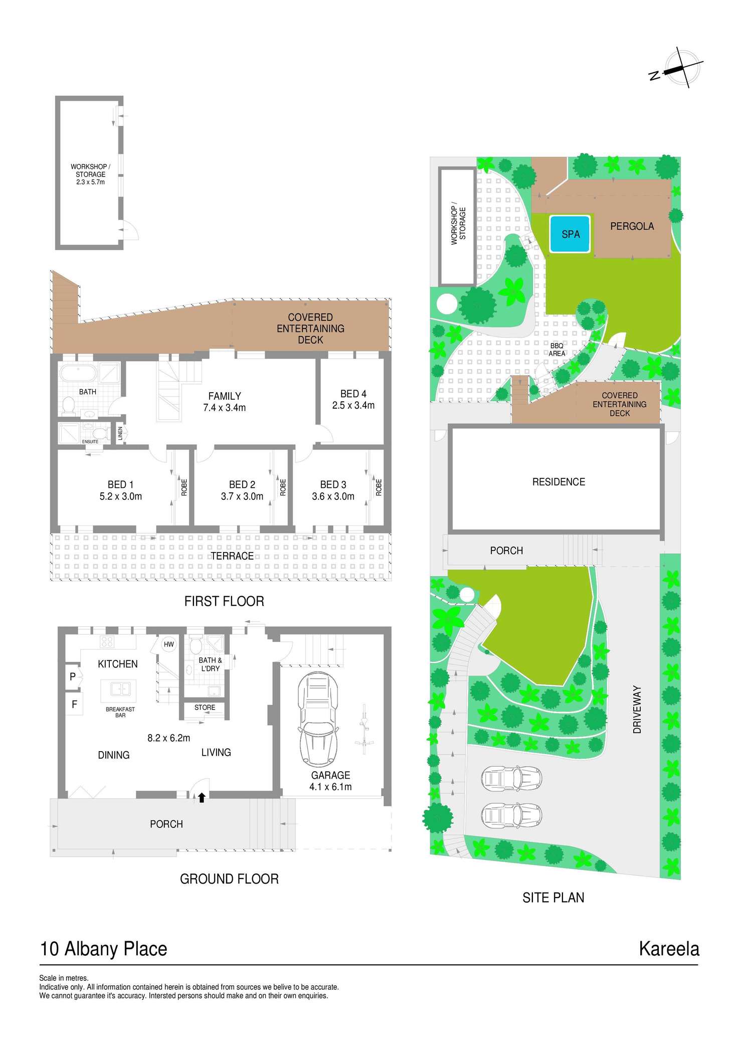 Floorplan of Homely house listing, 10 Albany Place, Kareela NSW 2232