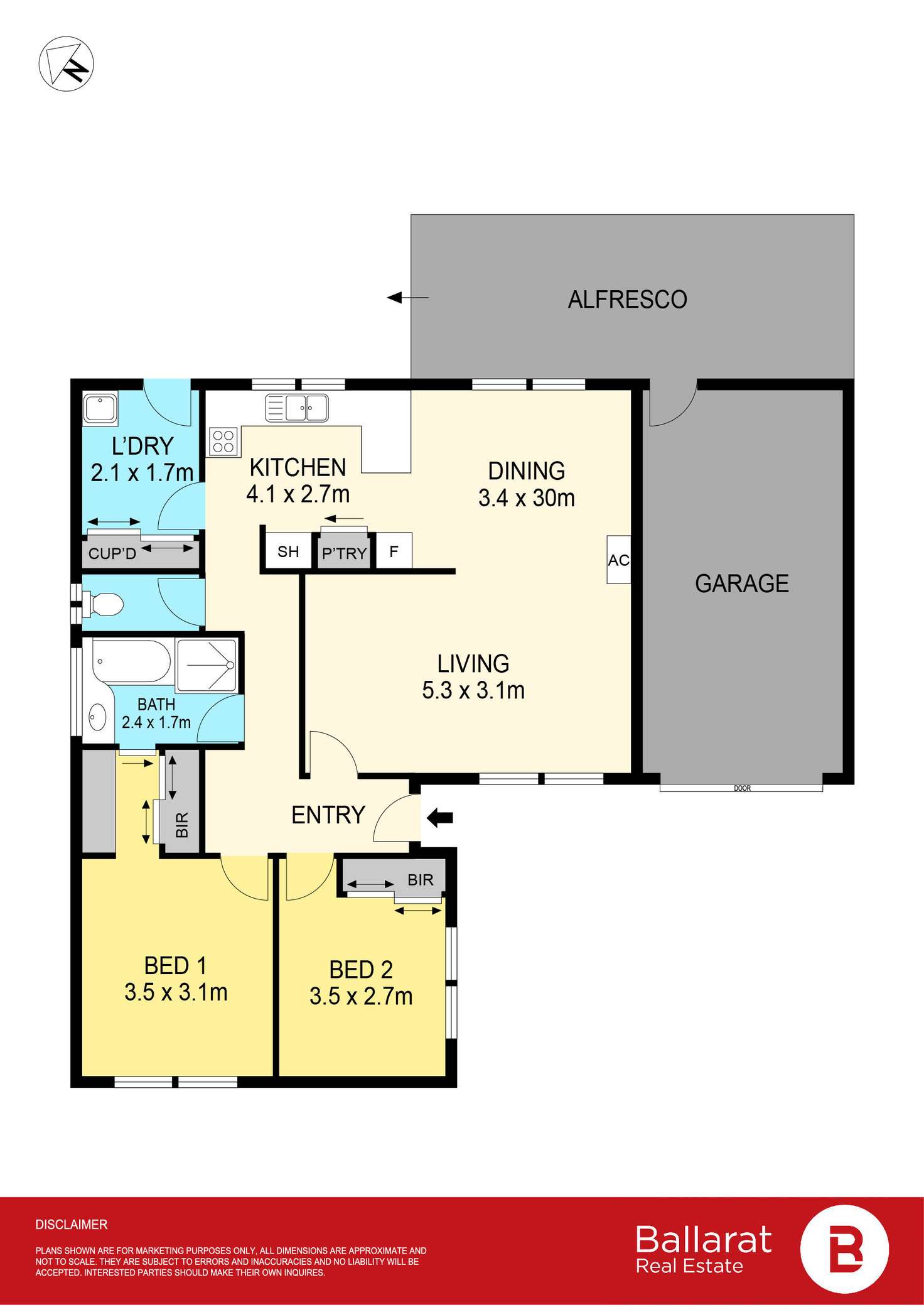 Floorplan of Homely unit listing, 19/316 Lal Lal Street, Canadian VIC 3350