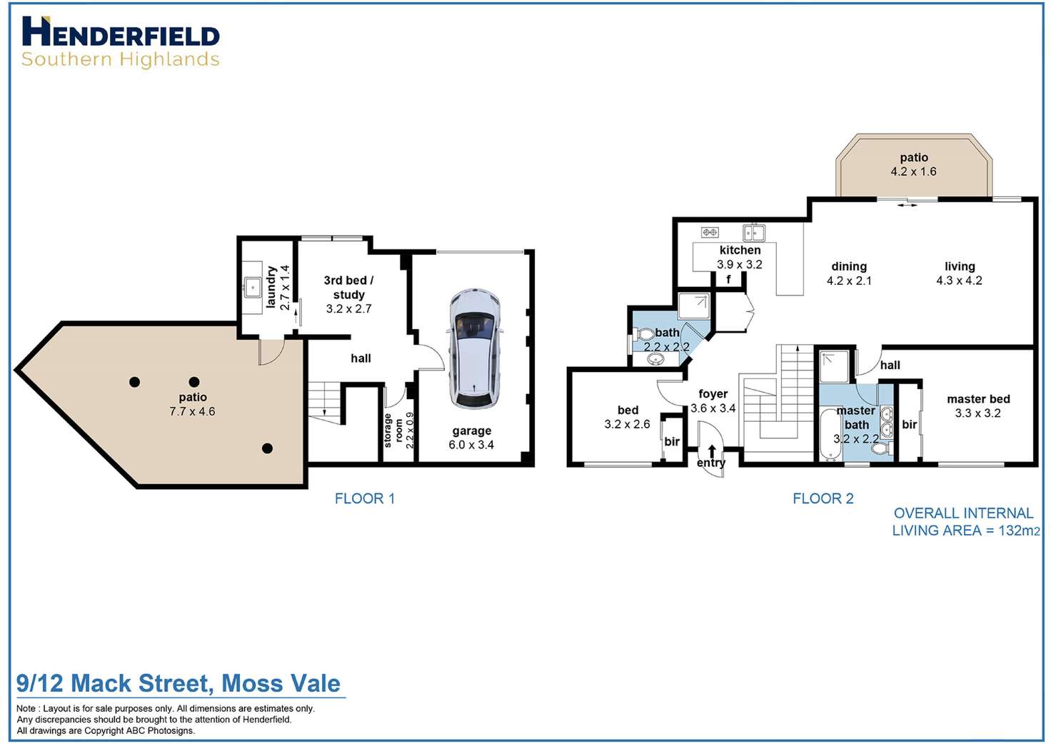 Floorplan of Homely townhouse listing, 9/12 Mack Street, Moss Vale NSW 2577