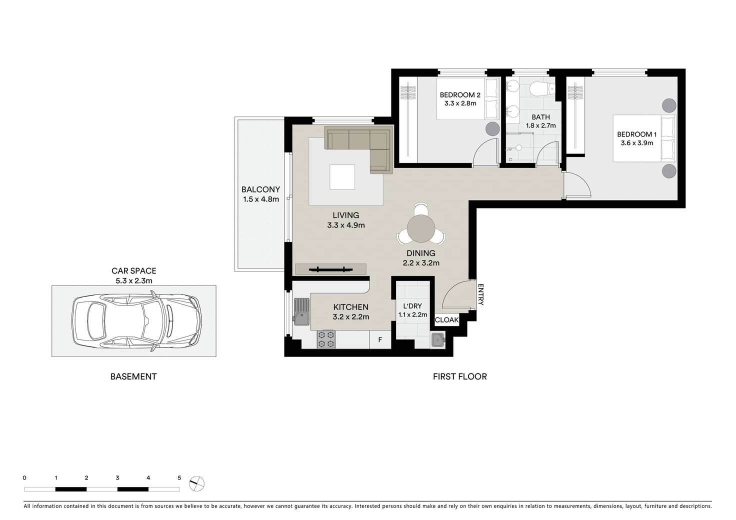 Floorplan of Homely apartment listing, 4/4 Lamont Street, Wollstonecraft NSW 2065