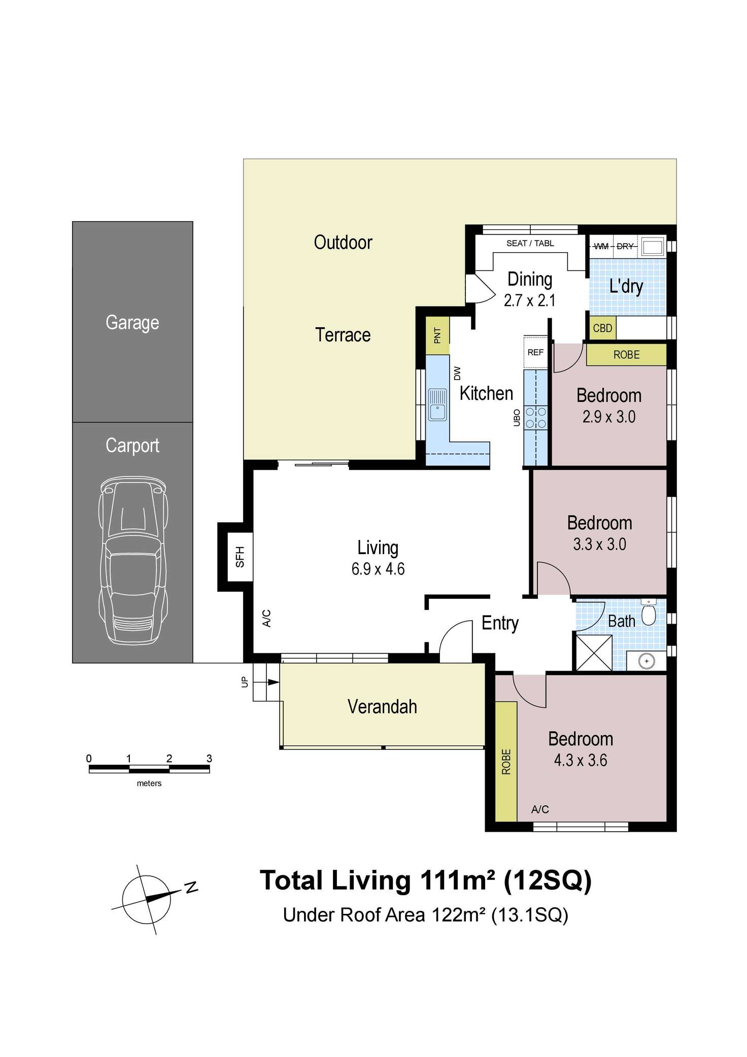 Floorplan of Homely house listing, 11 Princes Avenue, Longwarry VIC 3816