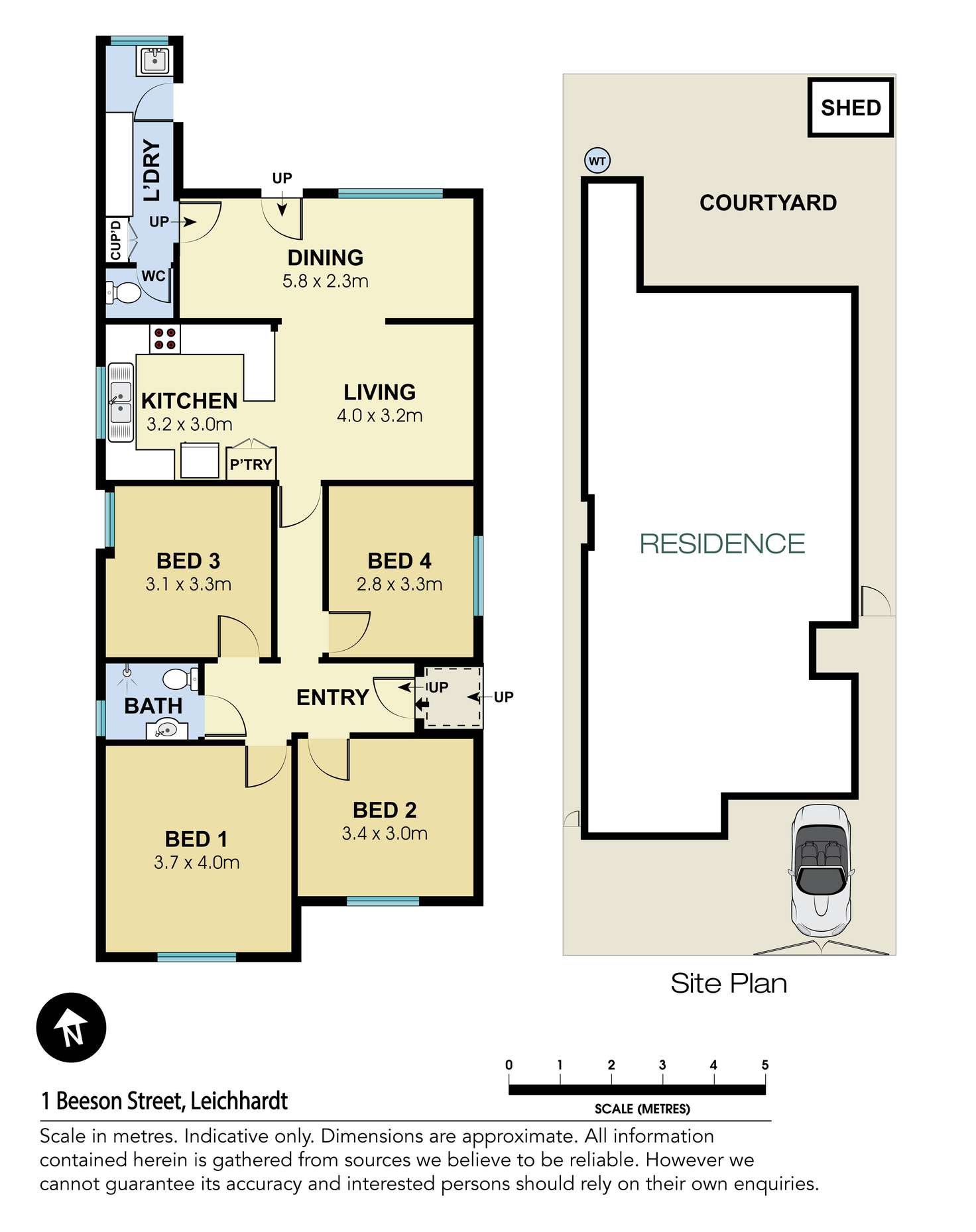 Floorplan of Homely house listing, 1 Beeson Street, Leichhardt NSW 2040