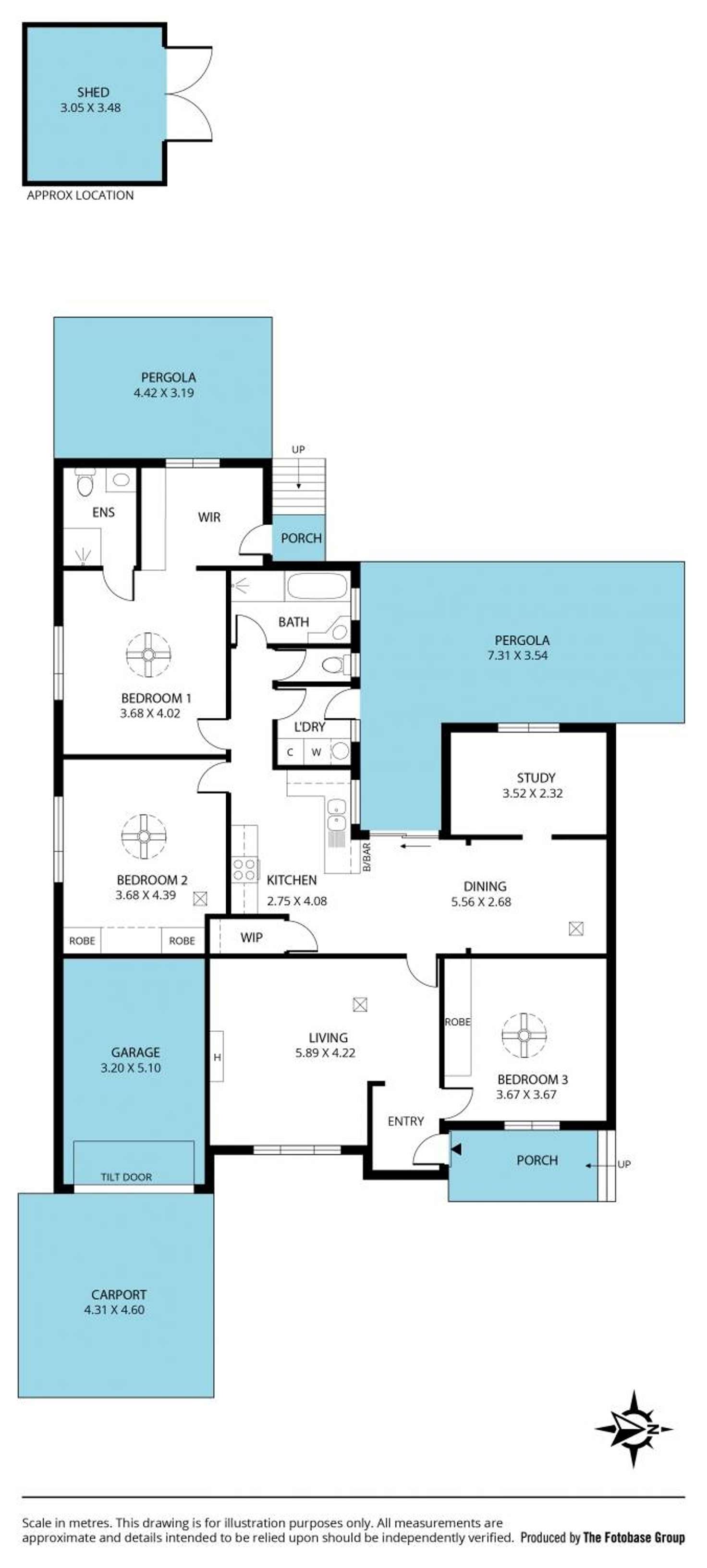 Floorplan of Homely house listing, 599 Brighton Road, Seacliff SA 5049