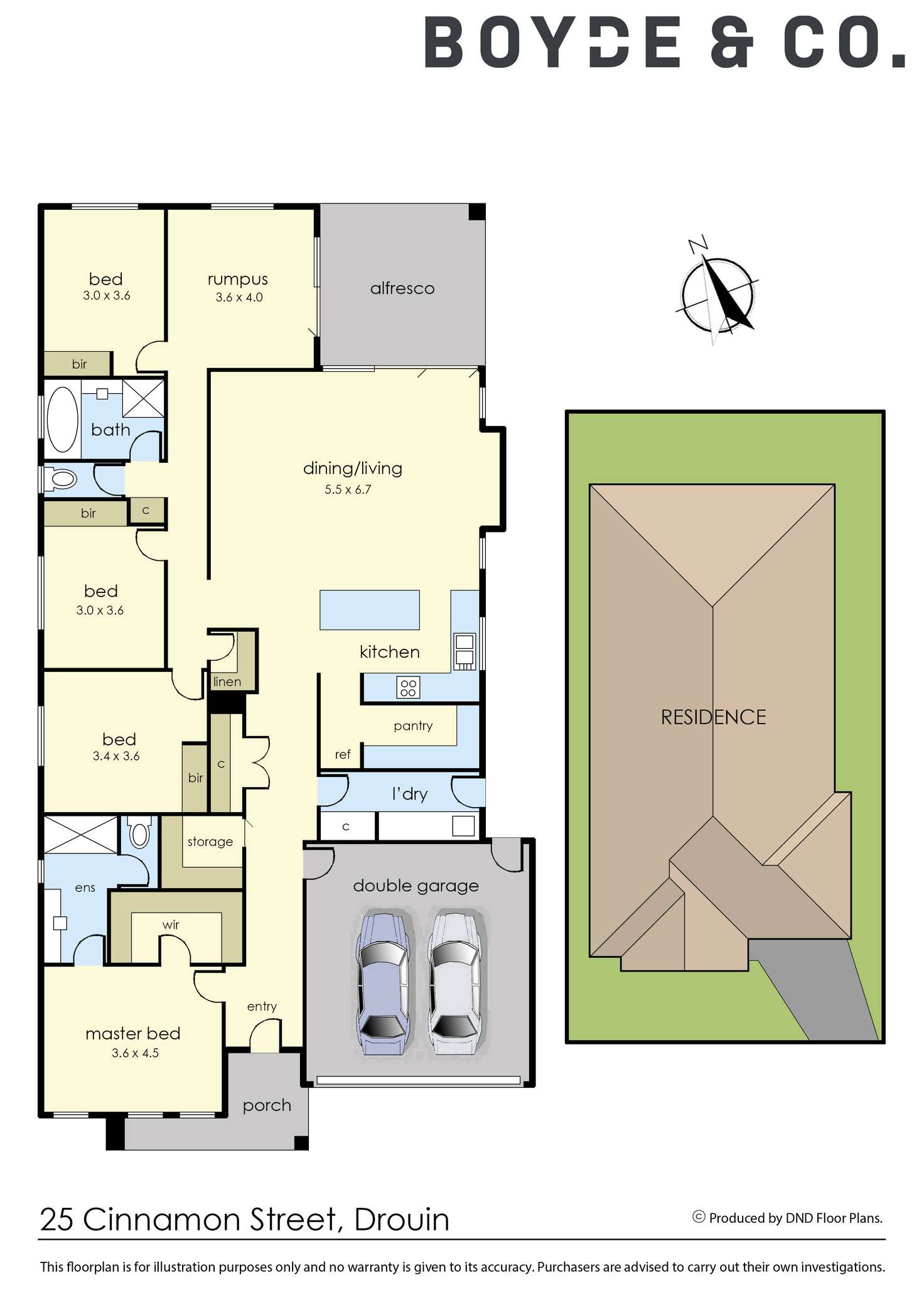 Floorplan of Homely house listing, 25 Cinnamon Street, Drouin VIC 3818