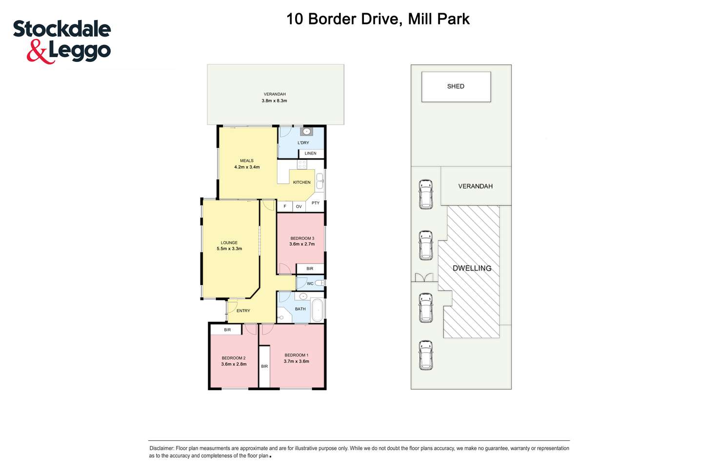 Floorplan of Homely house listing, 10 Border Drive, Mill Park VIC 3082