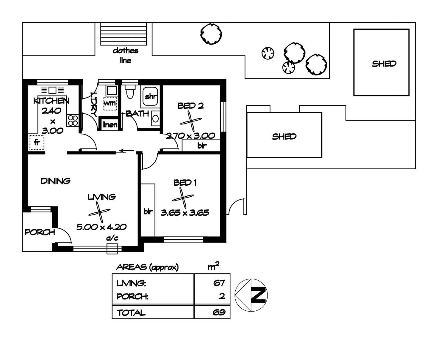 Floorplan of Homely unit listing, 4/152 Salisbury Highway, Salisbury SA 5108