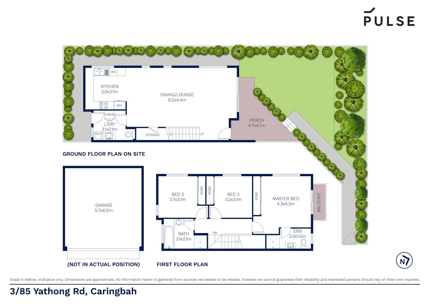 Floorplan of Homely townhouse listing, 3/85 Yathong Road, Caringbah NSW 2229