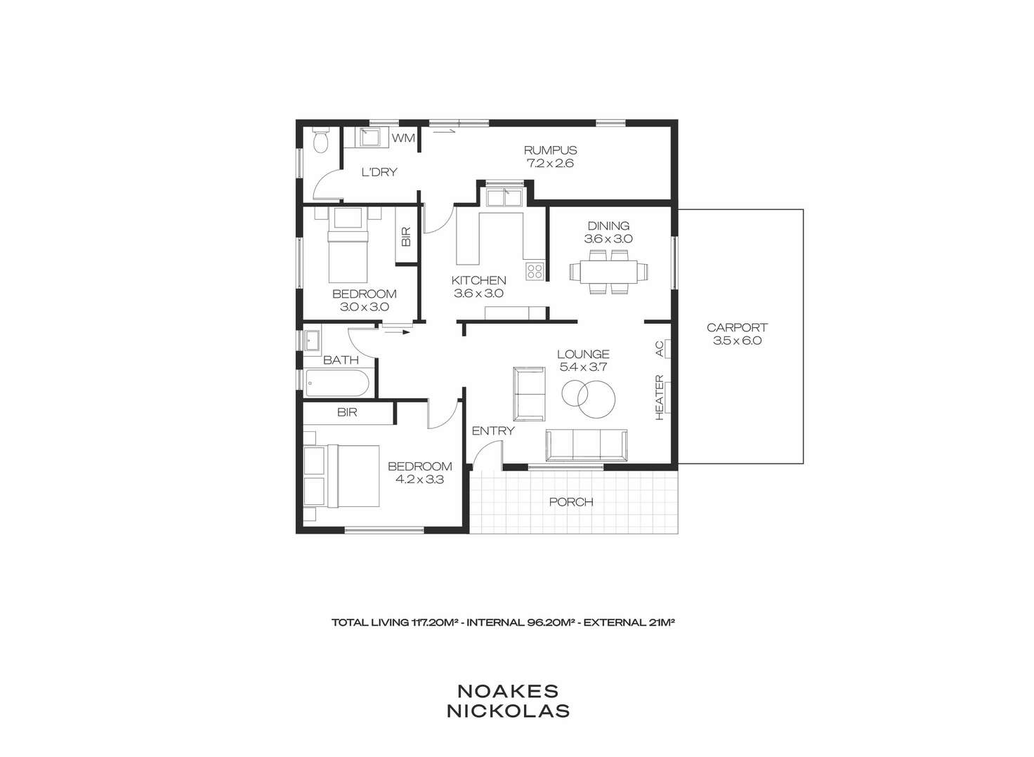 Floorplan of Homely house listing, 13 Reynolds Avenue, Brooklyn Park SA 5032