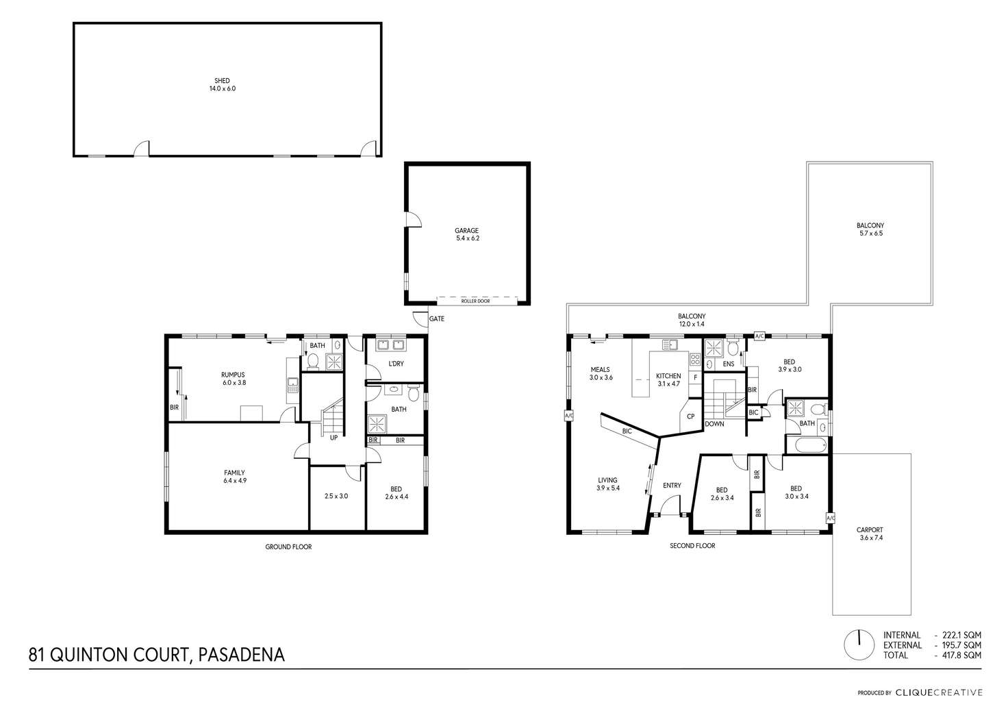 Floorplan of Homely house listing, 81 Quinton Court, Pasadena SA 5042