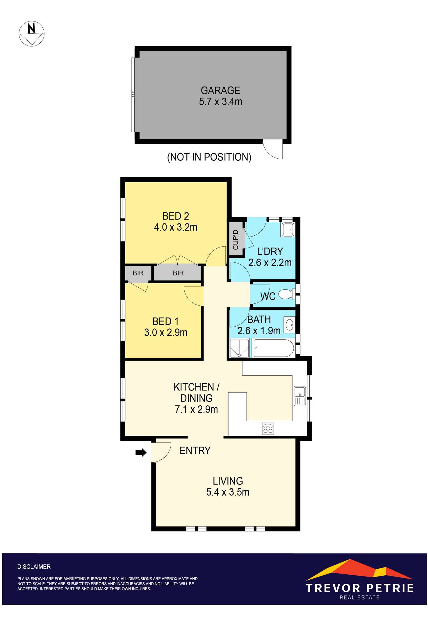 Floorplan of Homely townhouse listing, 4/107 Latrobe Street, Redan VIC 3350