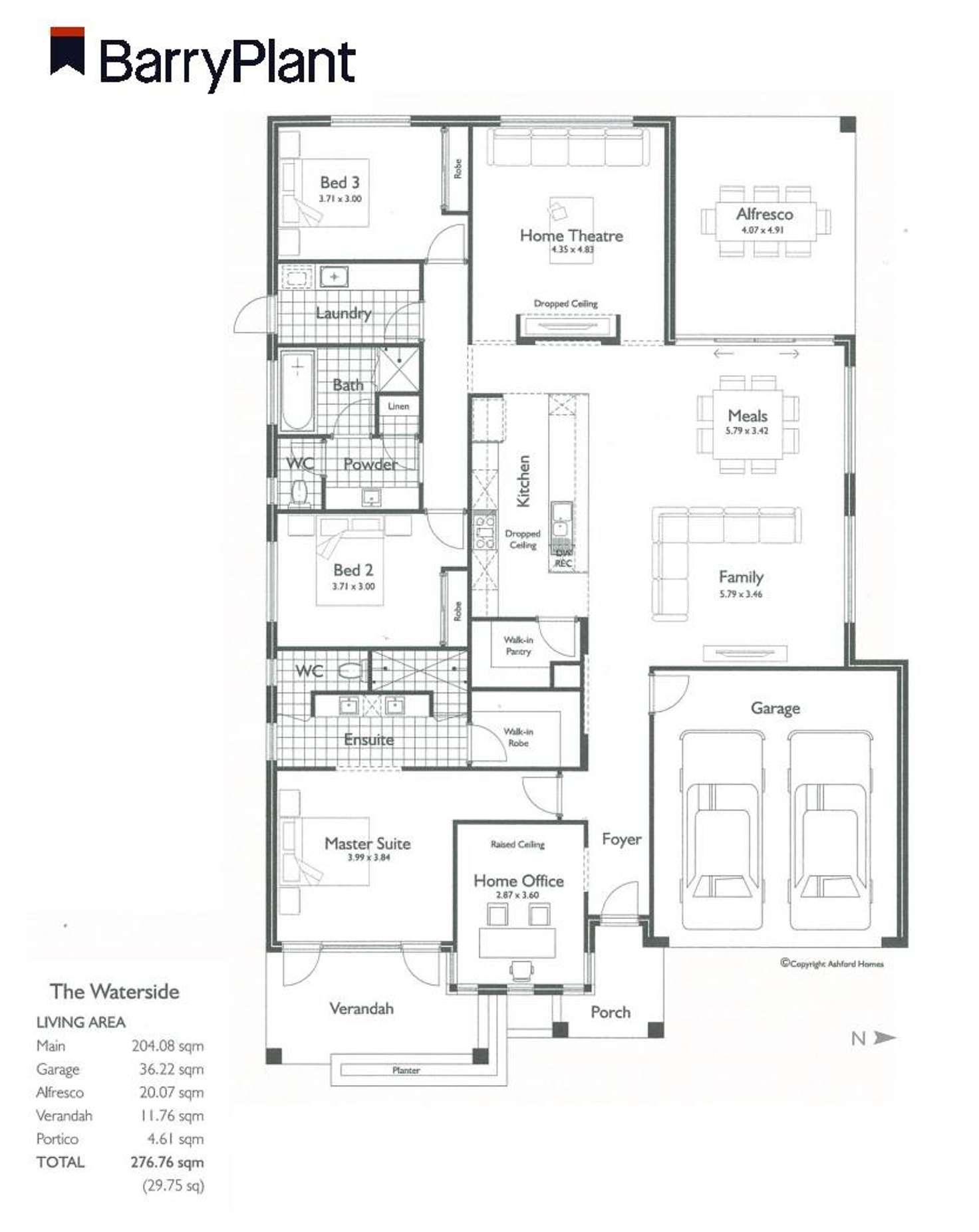 Floorplan of Homely house listing, 15 Castletown Boulevard, Weir Views VIC 3338