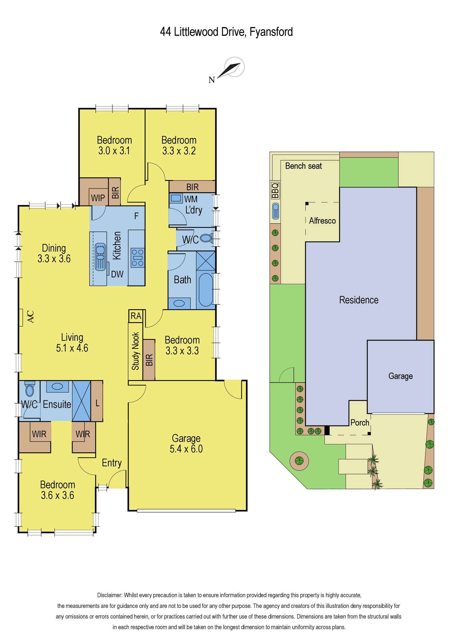 Floorplan of Homely house listing, 44 Littlewood Drive, Fyansford VIC 3218