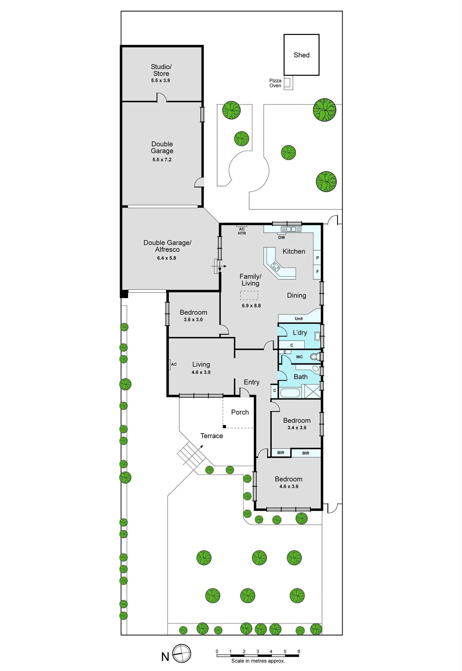 Floorplan of Homely house listing, 4 Tamar Grove, Oakleigh VIC 3166