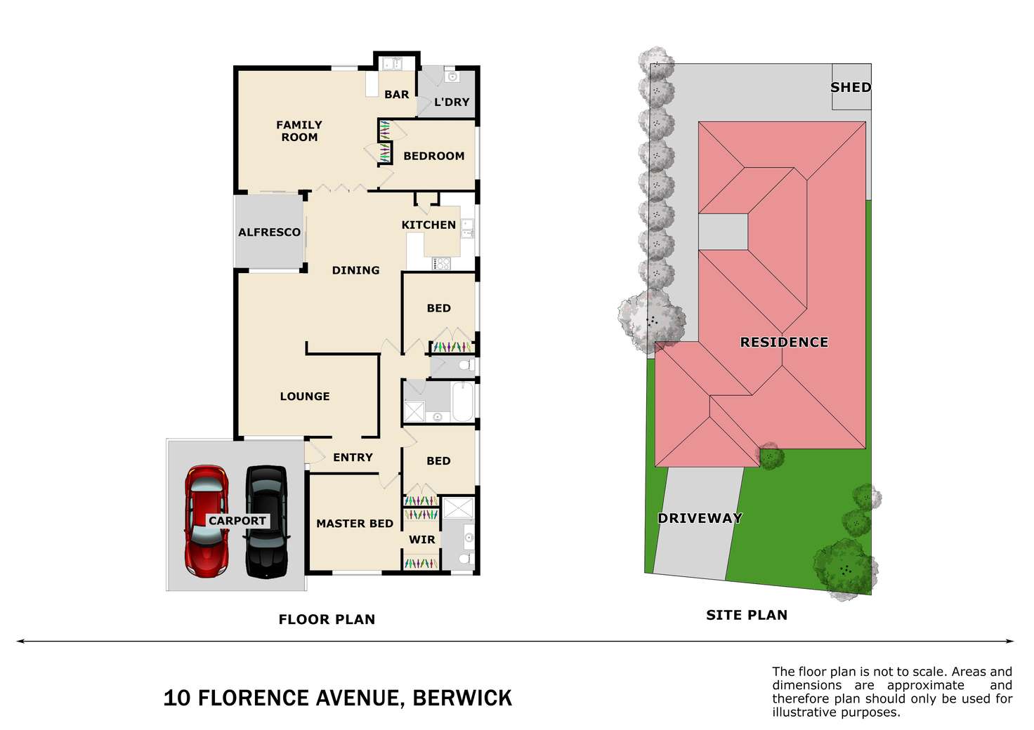 Floorplan of Homely house listing, 10 Florence Avenue, Berwick VIC 3806