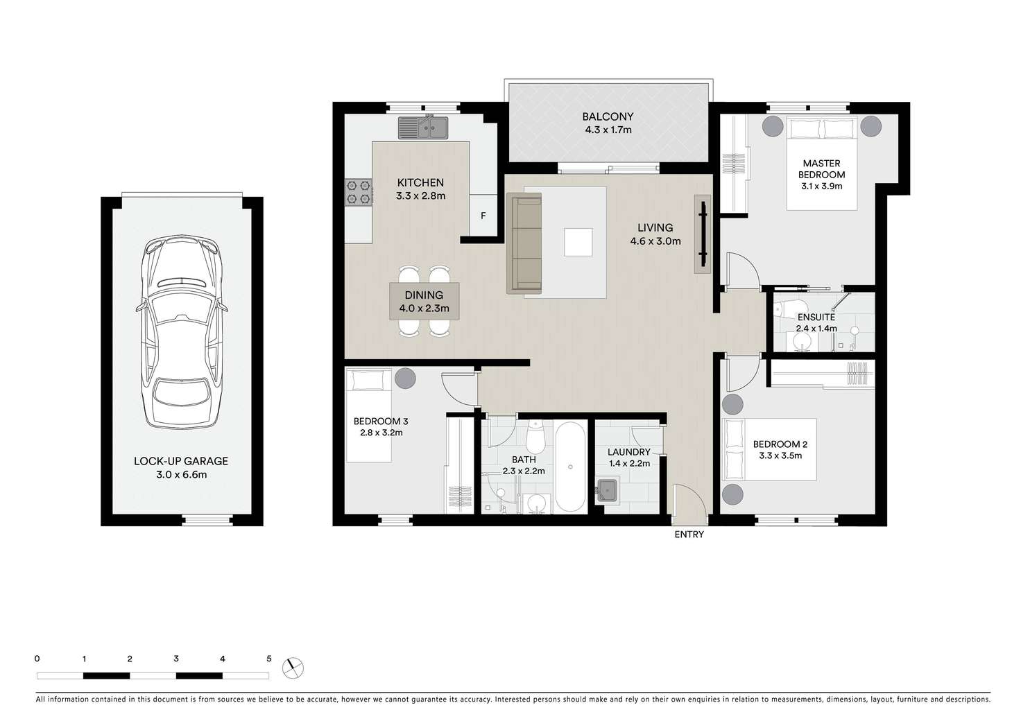 Floorplan of Homely apartment listing, 16/34 Melvin Street, Beverly Hills NSW 2209