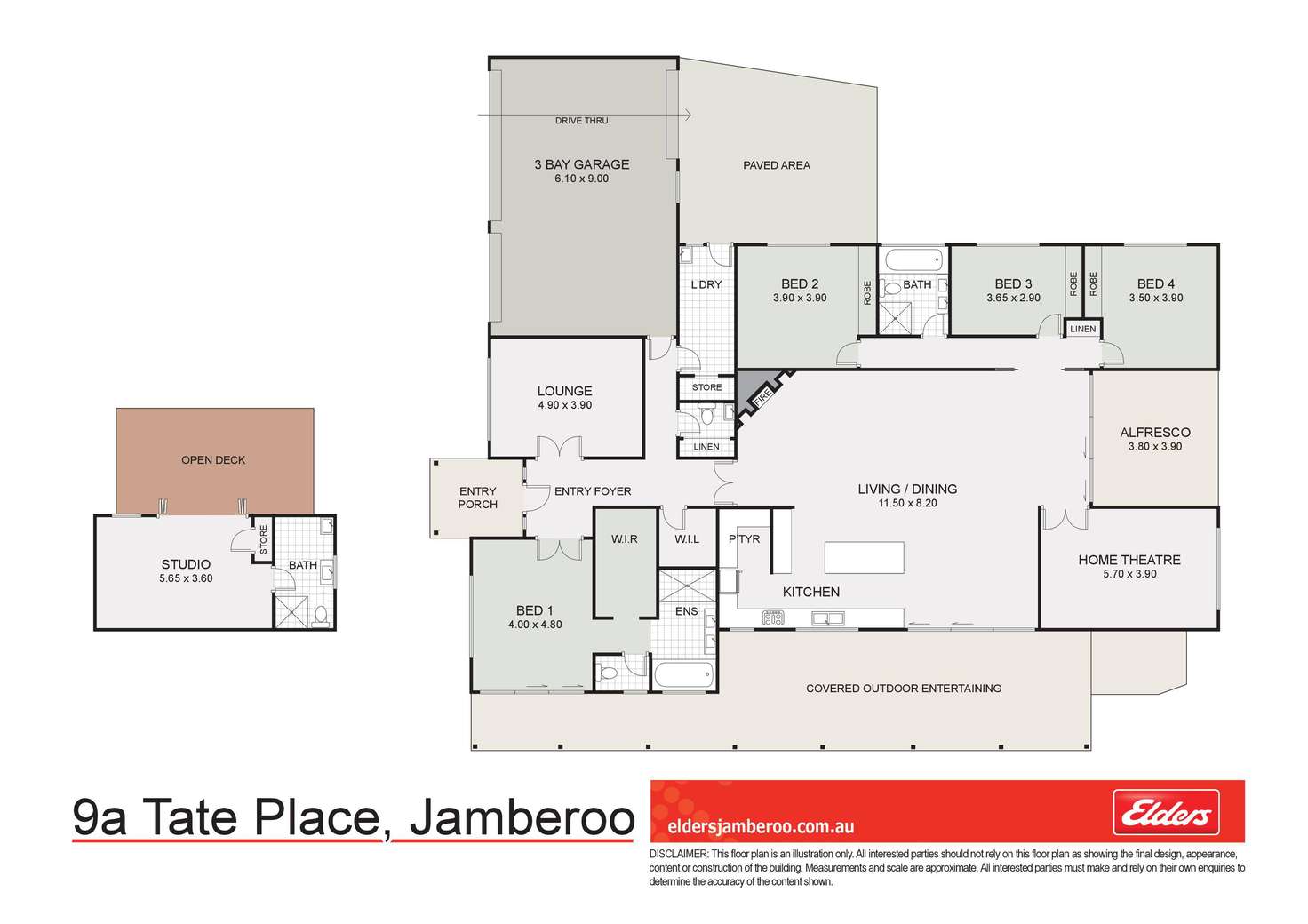 Floorplan of Homely house listing, 9A Tate Place, Jamberoo NSW 2533