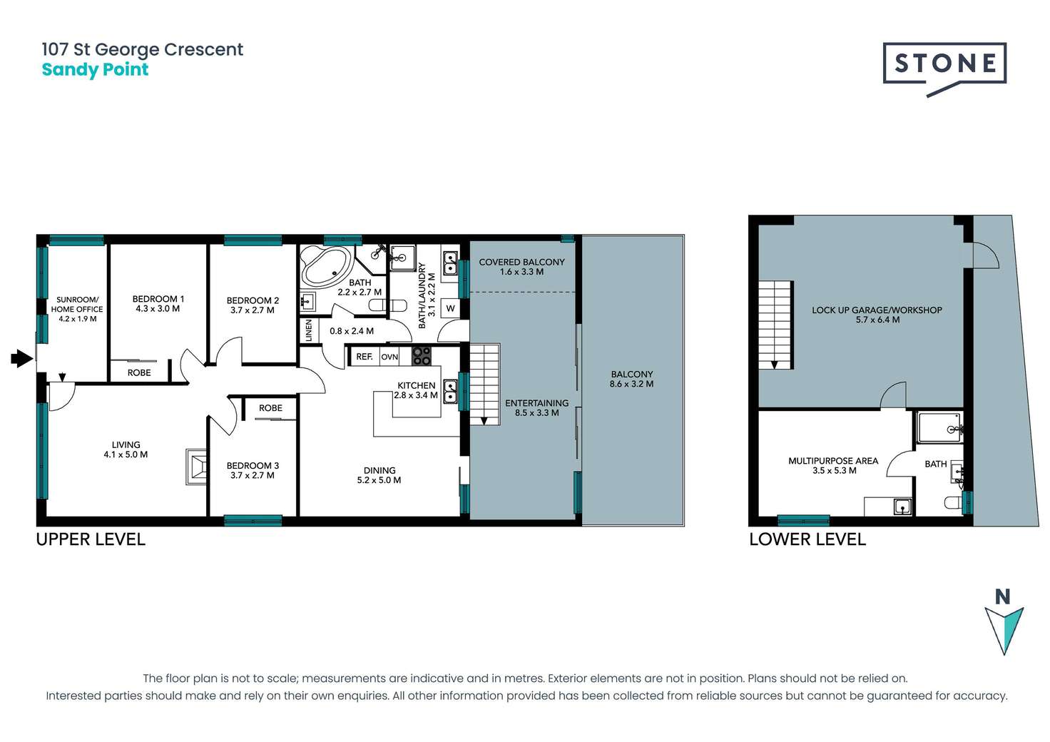 Floorplan of Homely house listing, 107 St George Crescent, Sandy Point NSW 2172
