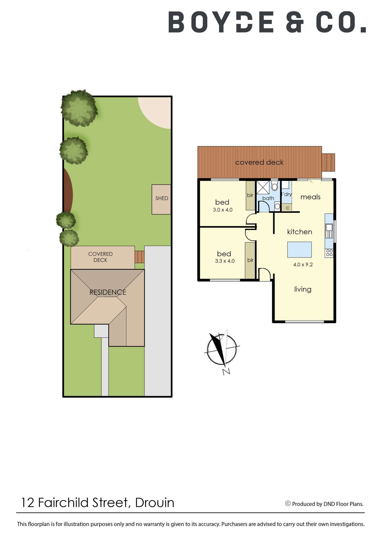 Floorplan of Homely house listing, 12 Fairchild Street, Drouin VIC 3818