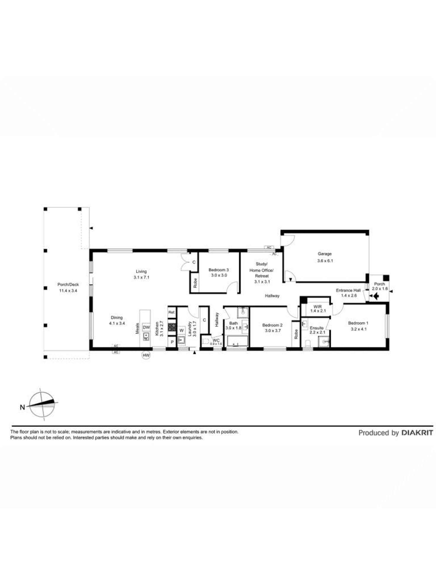 Floorplan of Homely house listing, 44 Mosaic Drive, Lalor VIC 3075
