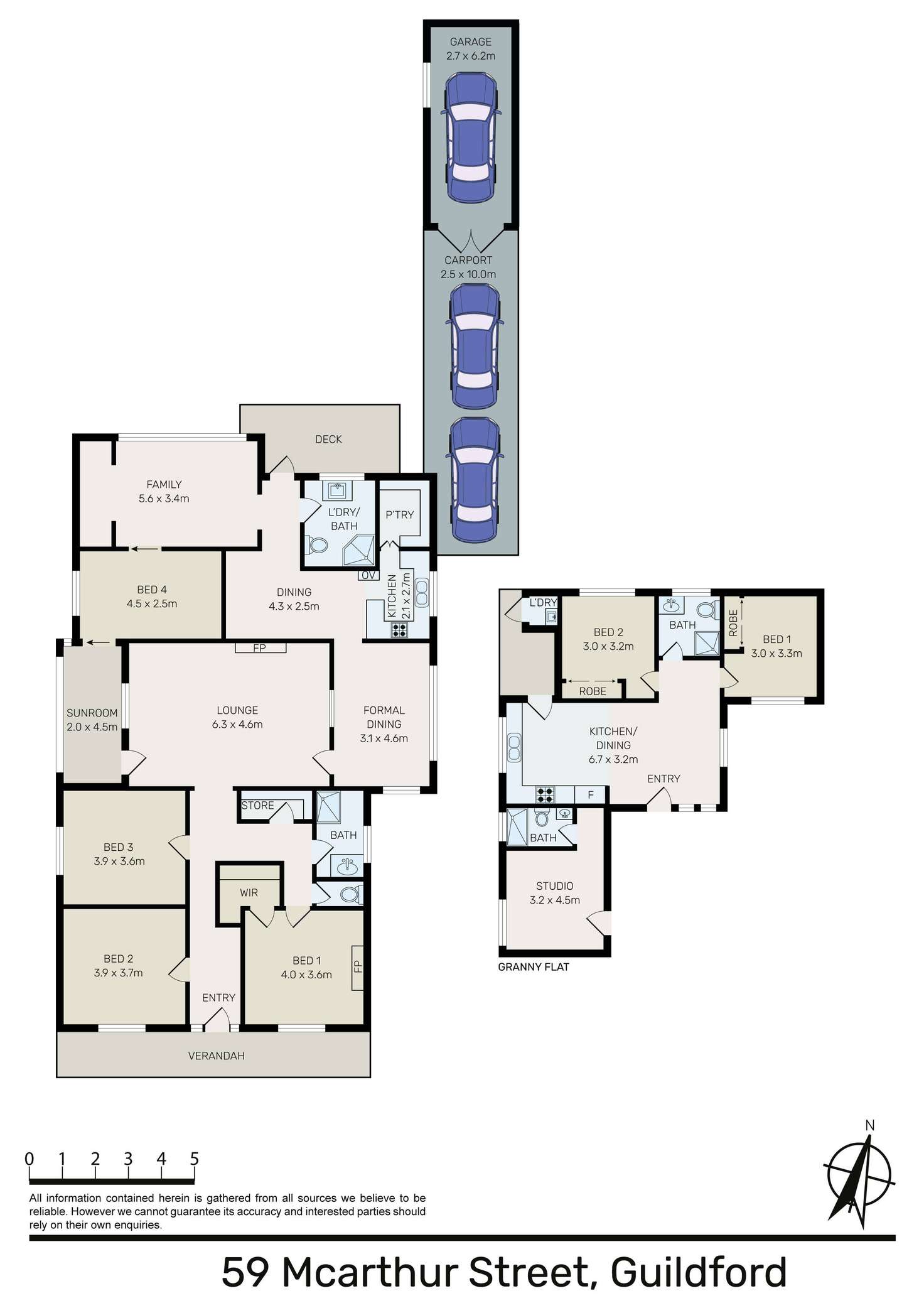 Floorplan of Homely house listing, 59 McArthur Street, Guildford NSW 2161