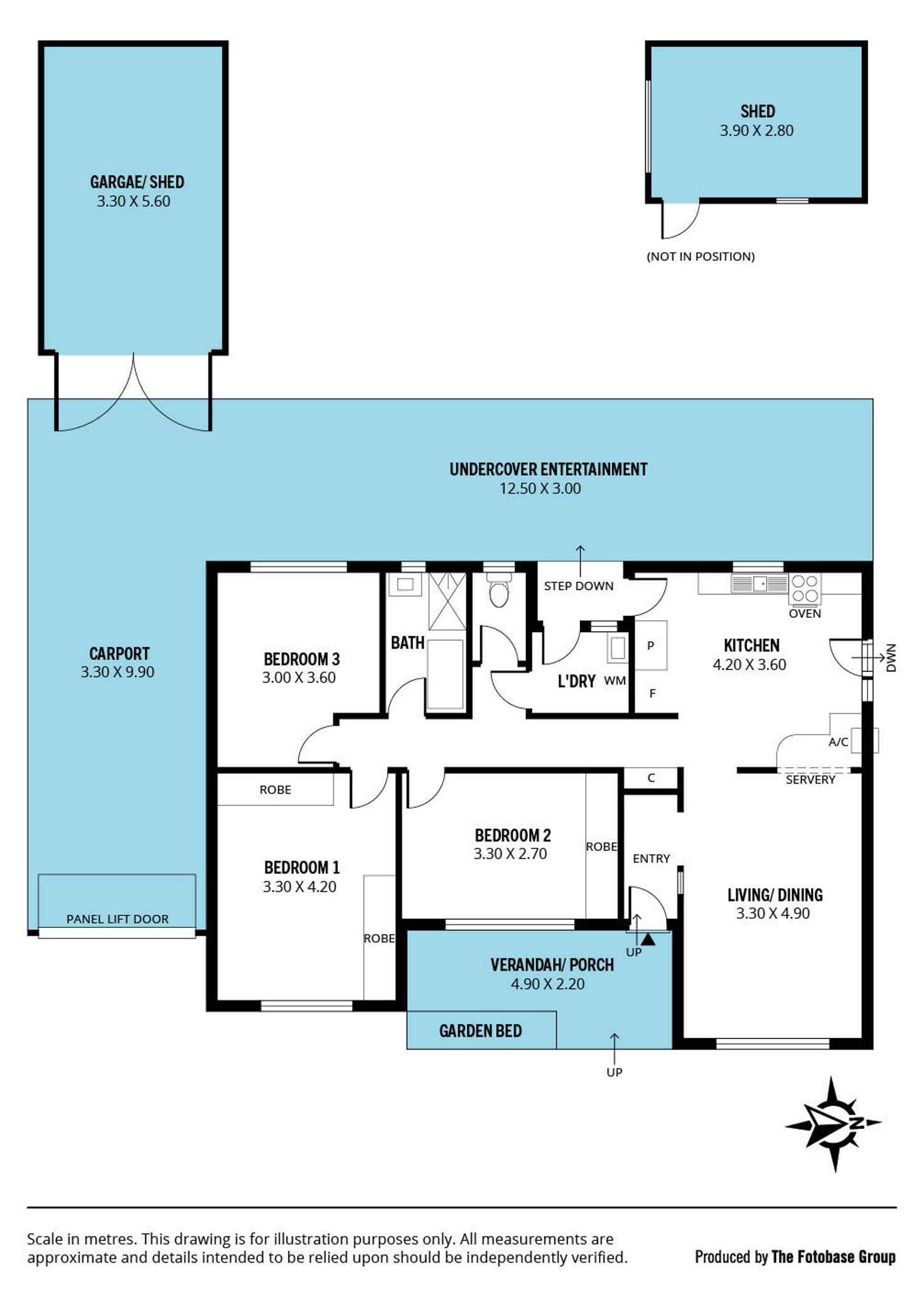 Floorplan of Homely house listing, 47 Kentwood Road, Morphett Vale SA 5162