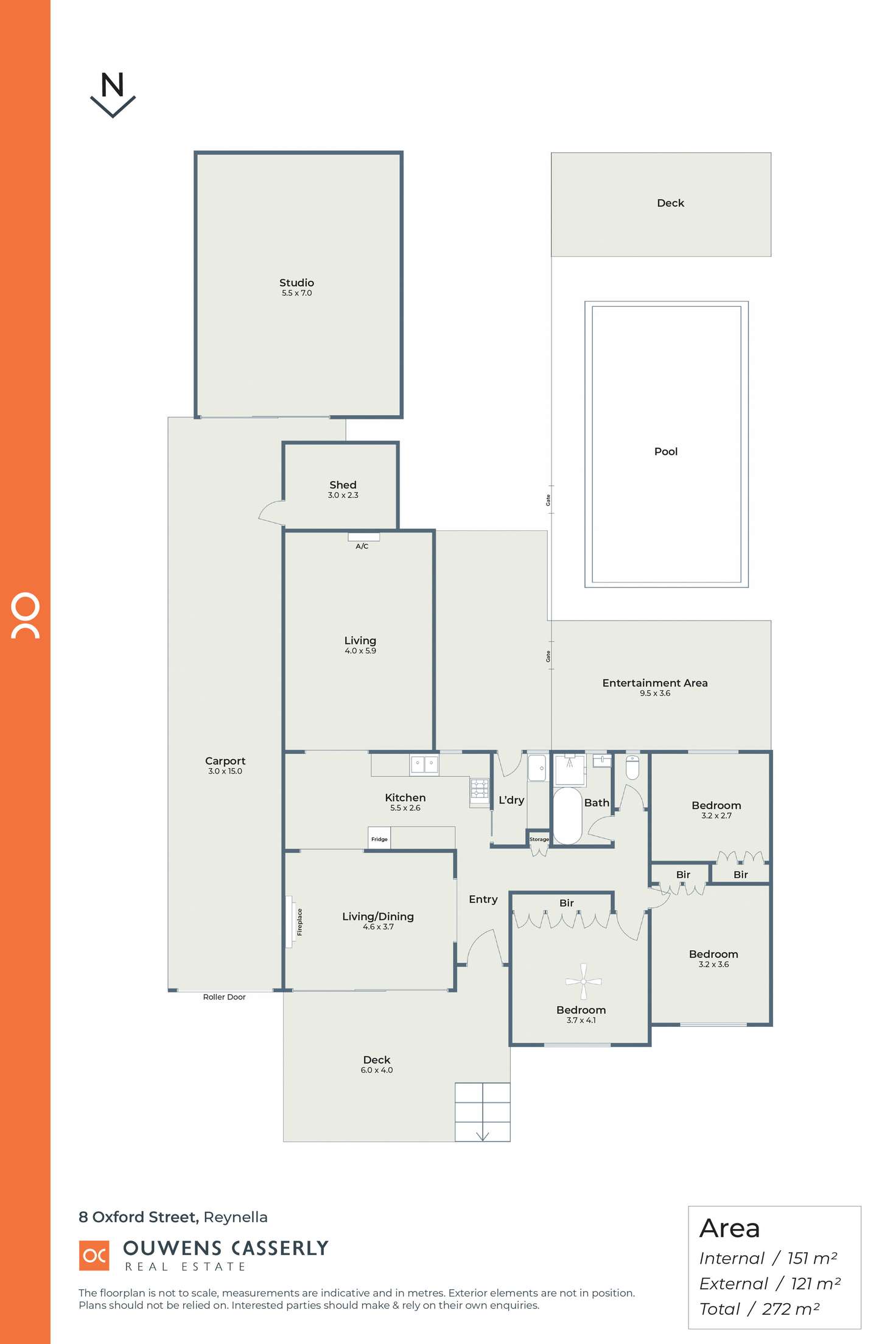 Floorplan of Homely house listing, 8 Oxford Street, Reynella SA 5161