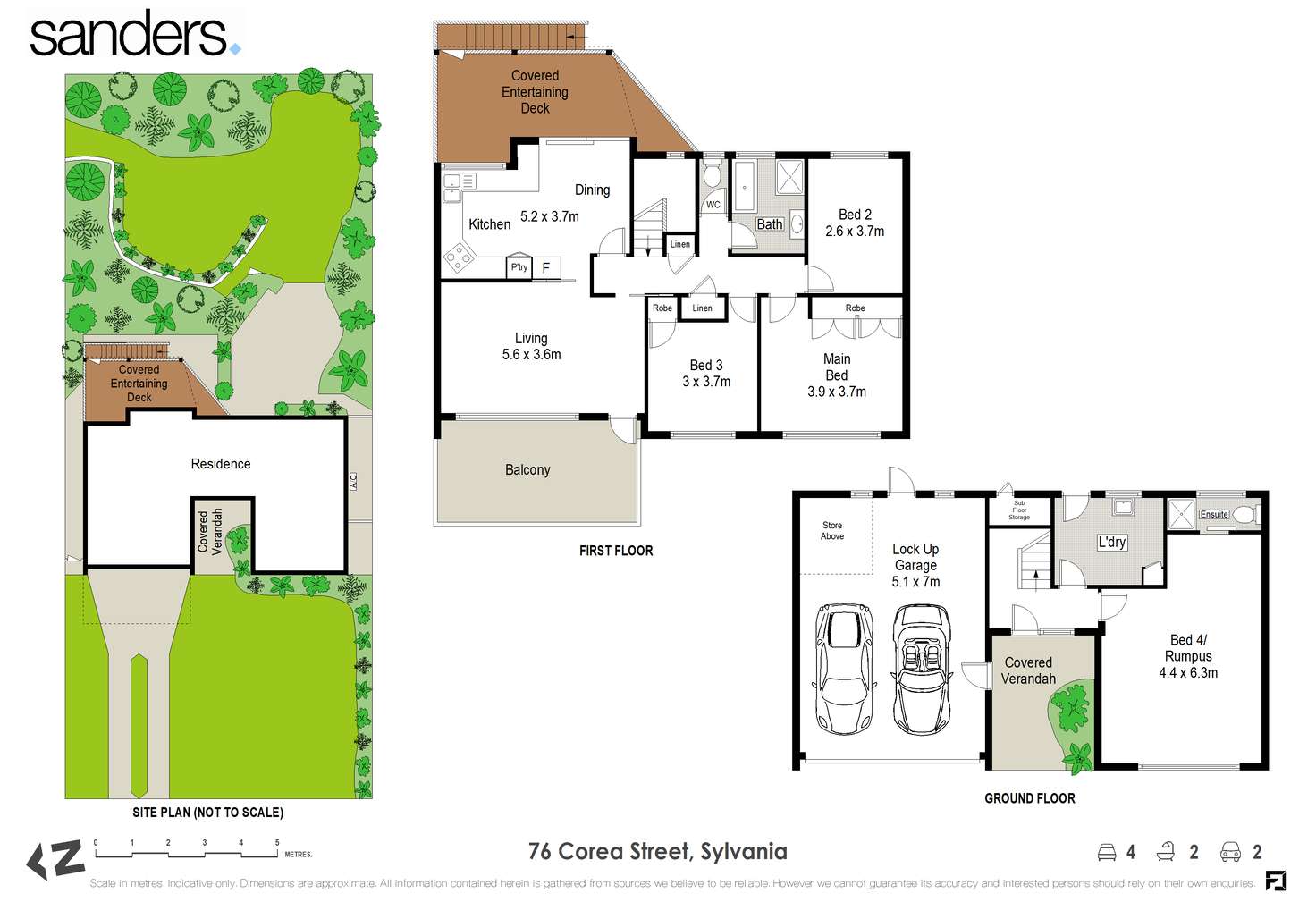 Floorplan of Homely house listing, 76 Corea Street, Sylvania NSW 2224