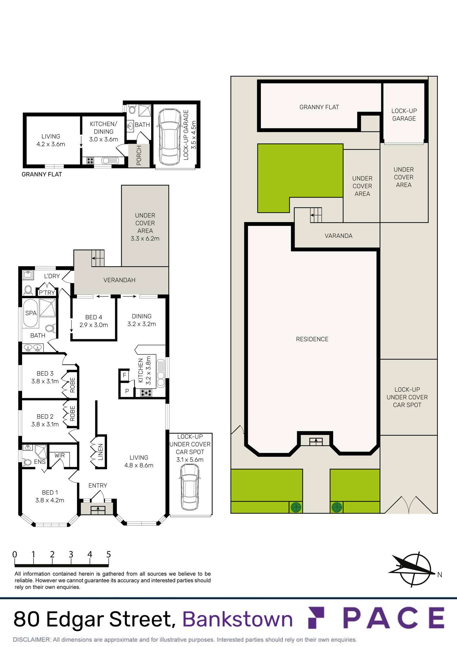 Floorplan of Homely house listing, 80 Edgar Street, Bankstown NSW 2200