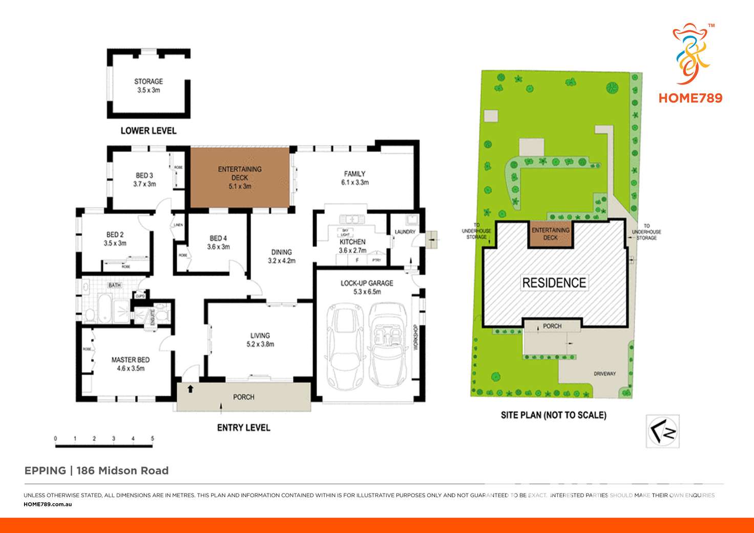 Floorplan of Homely house listing, 186 Midson Street, Epping NSW 2121
