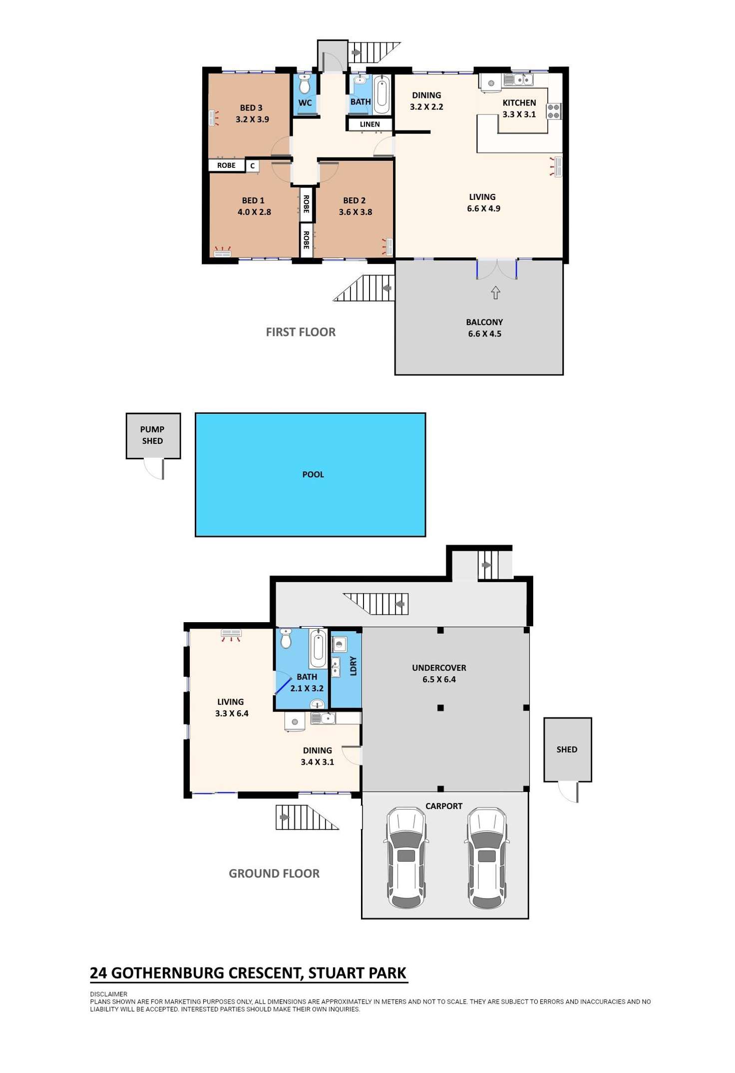 Floorplan of Homely house listing, 24 Gothenburg Crescent, Stuart Park NT 820