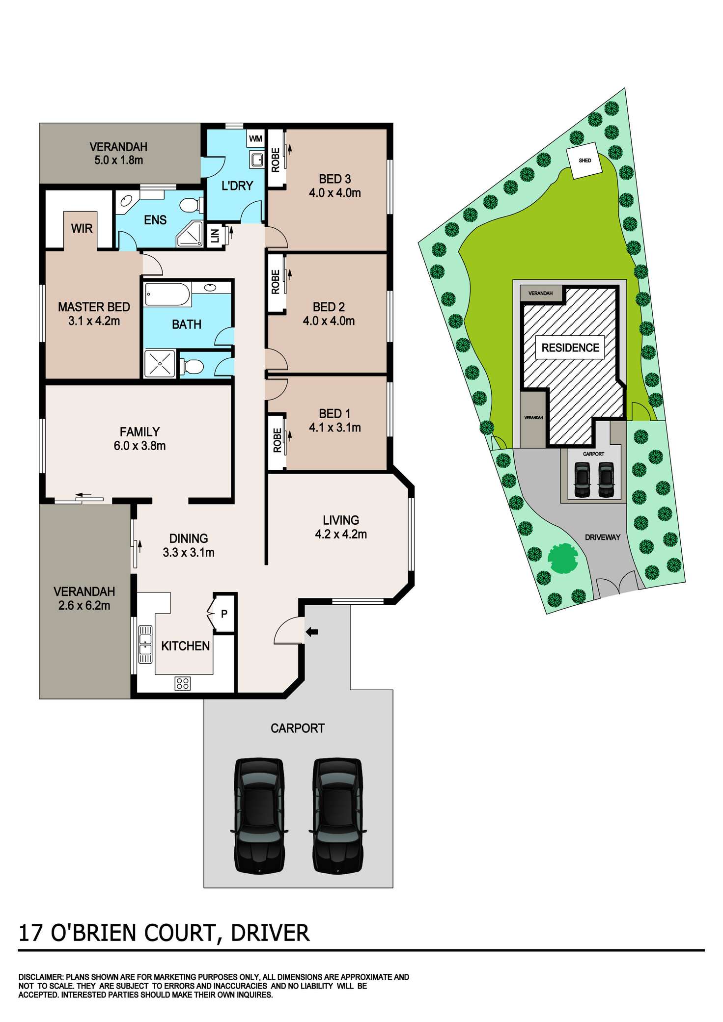 Floorplan of Homely house listing, 17 O'Brien Court, Driver NT 830