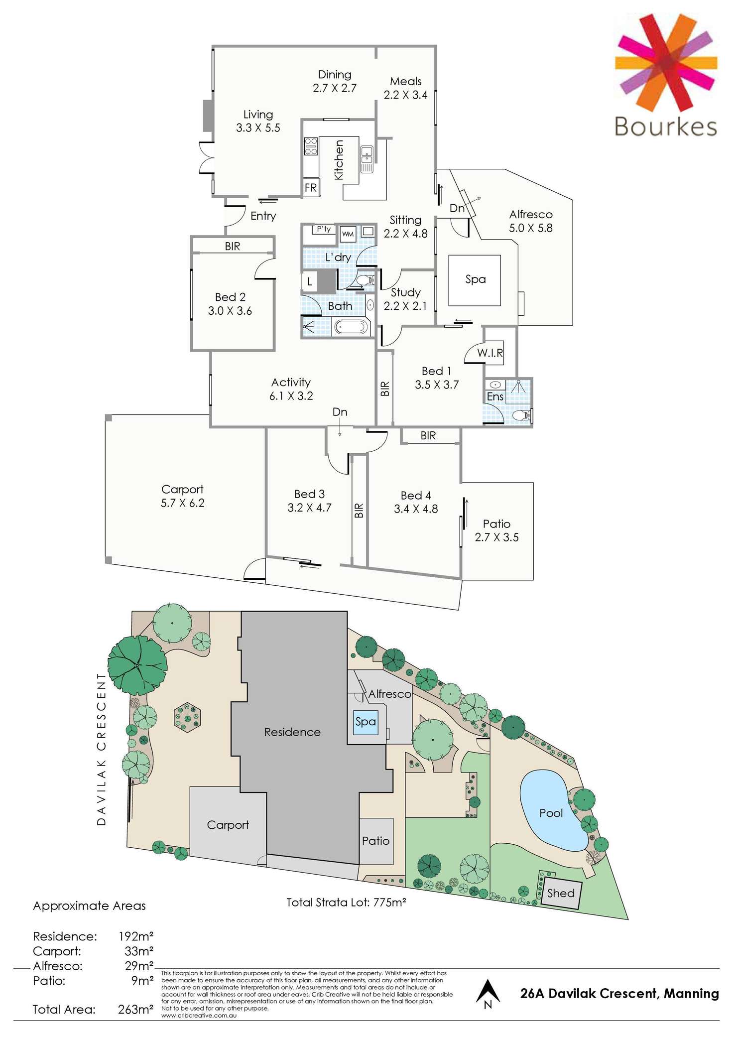 Floorplan of Homely semiDetached listing, 26A Davilak Crescent, Manning WA 6152