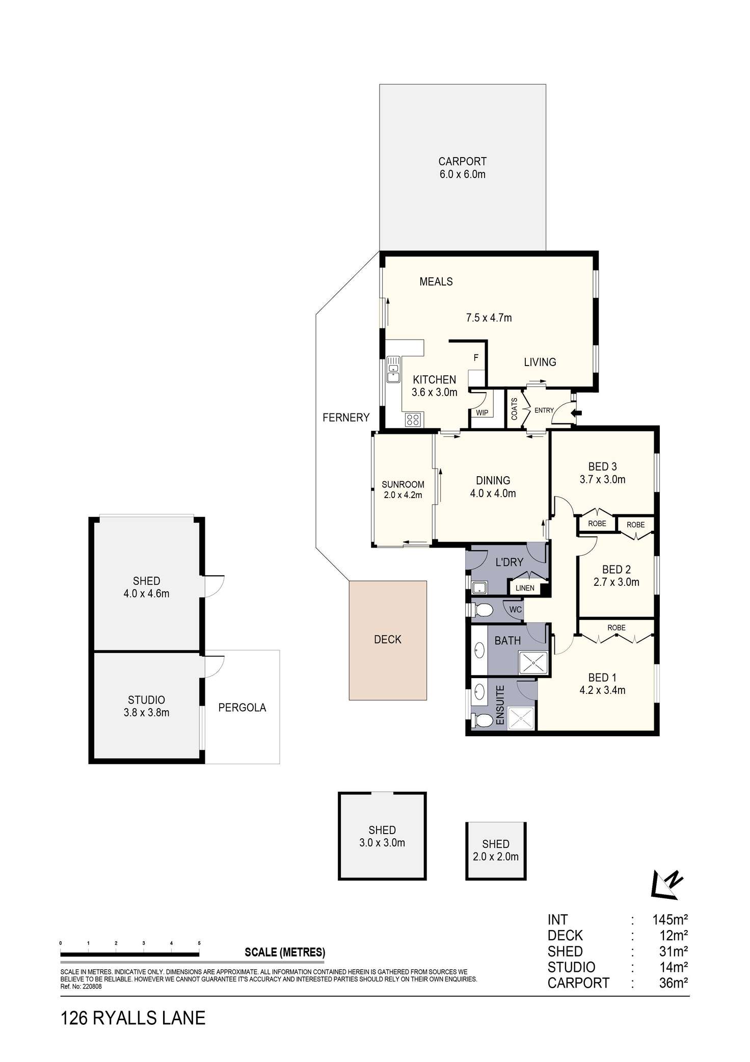 Floorplan of Homely house listing, 126 Ryalls Lane, Strathfieldsaye VIC 3551