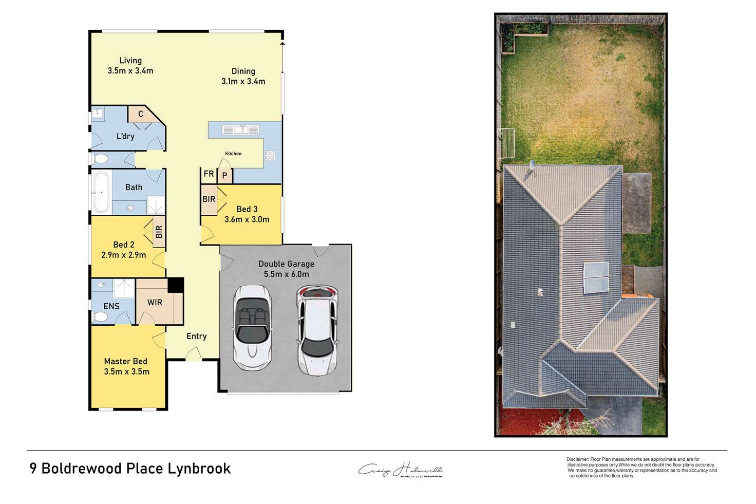 Floorplan of Homely house listing, 9 Boldrewood Place, Lynbrook VIC 3975