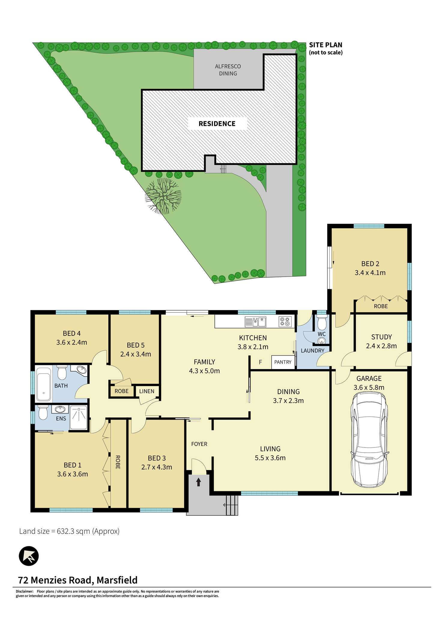 Floorplan of Homely house listing, 72 Menzies Road, Marsfield NSW 2122