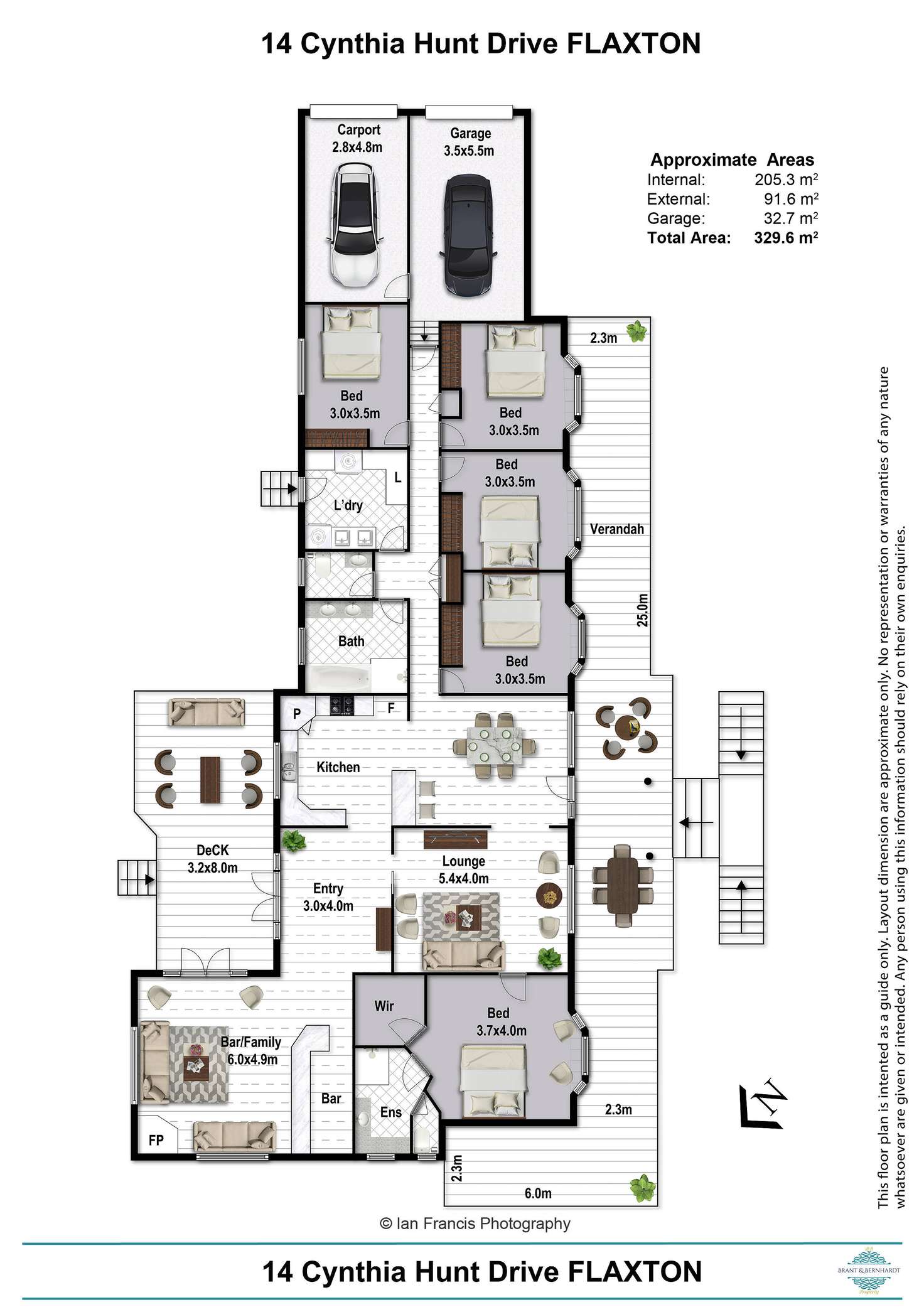 Floorplan of Homely house listing, 14 Cynthia Hunt Drive, Flaxton QLD 4560