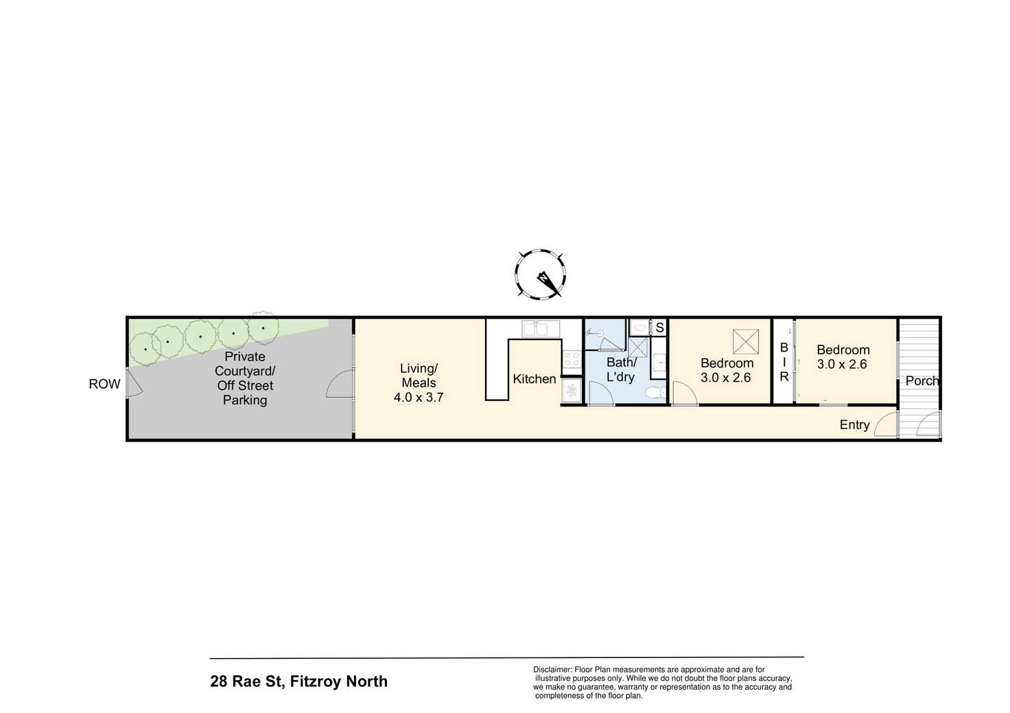 Floorplan of Homely house listing, 28 Rae Street, Fitzroy North VIC 3068