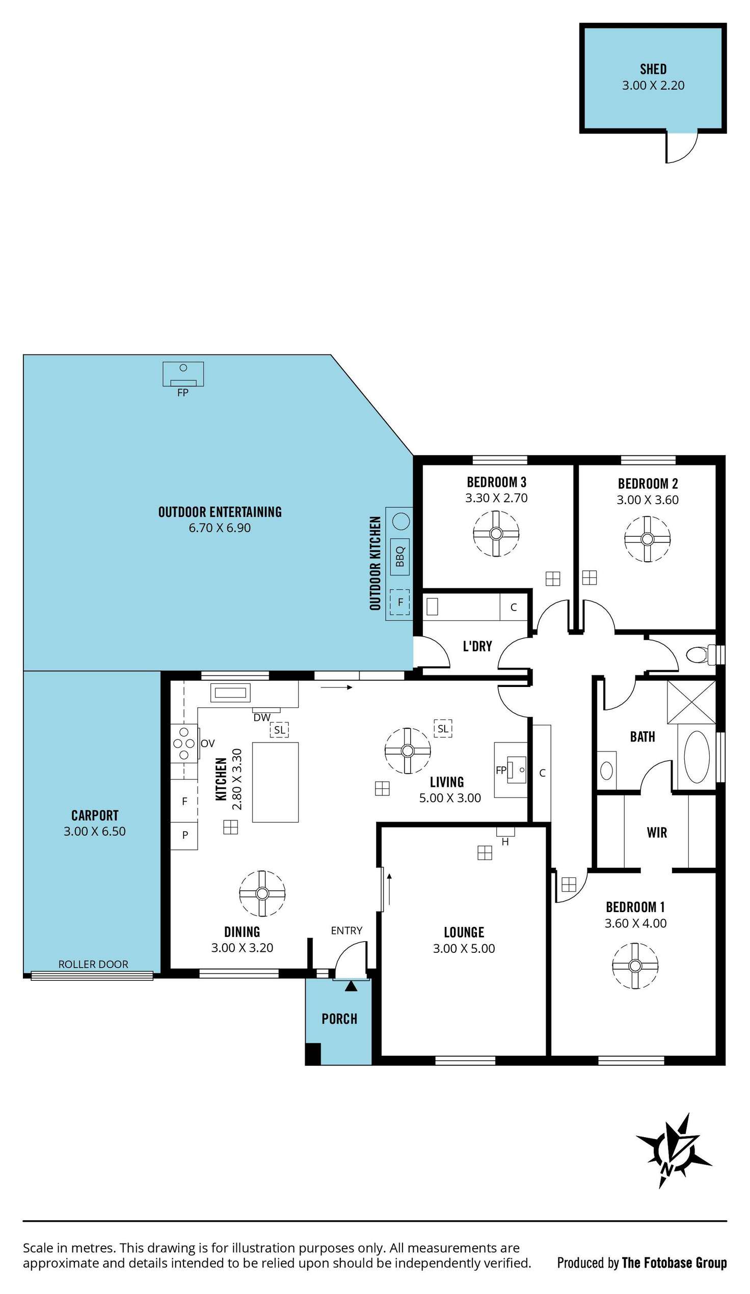 Floorplan of Homely house listing, 4 Sherwood Avenue, Happy Valley SA 5159