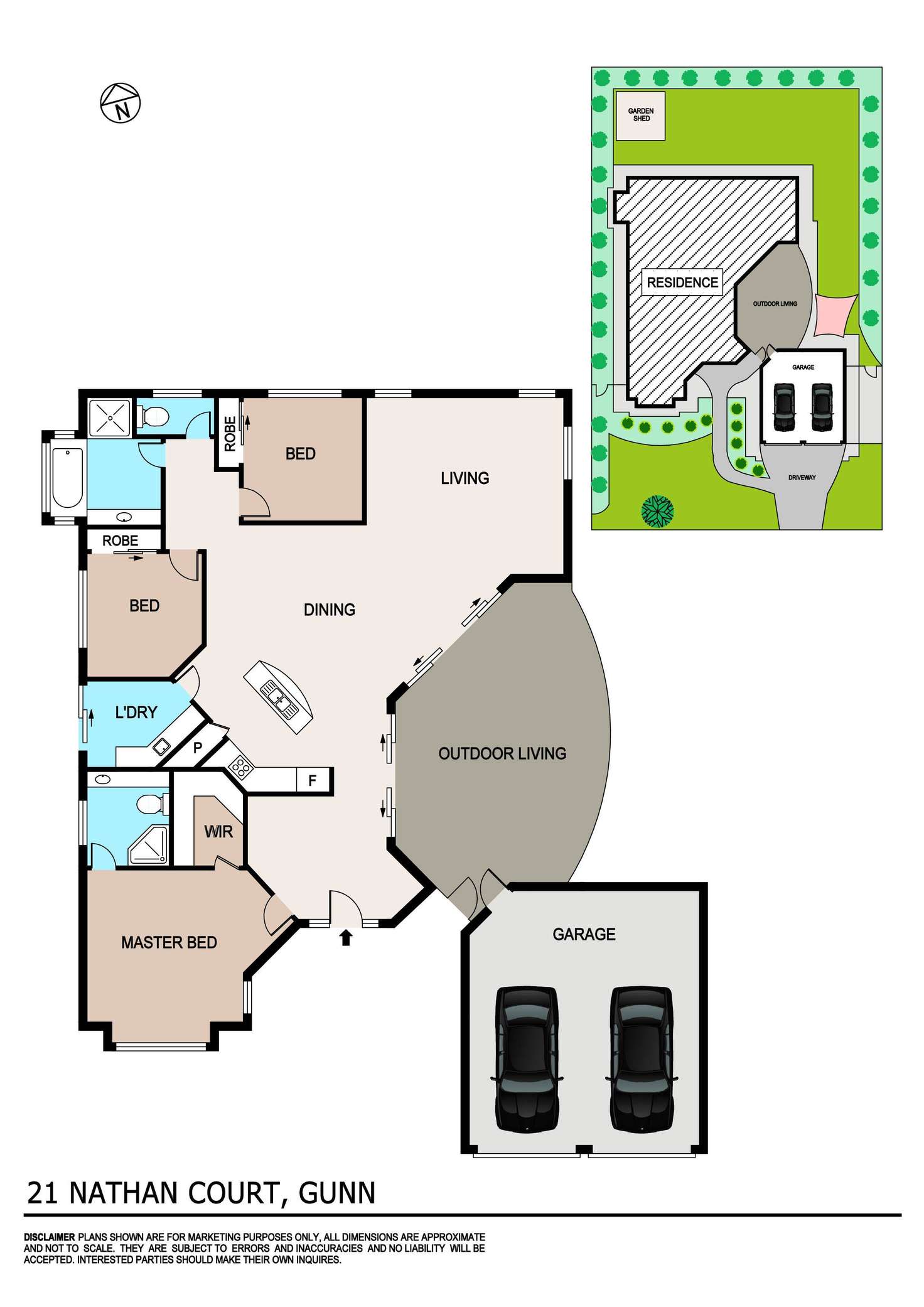 Floorplan of Homely house listing, 21 Nathan Court, Gunn NT 832
