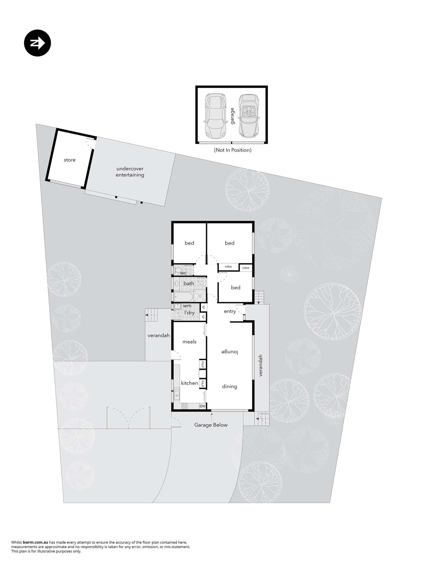Floorplan of Homely house listing, 70 Lyttleton Crescent, Cook ACT 2614