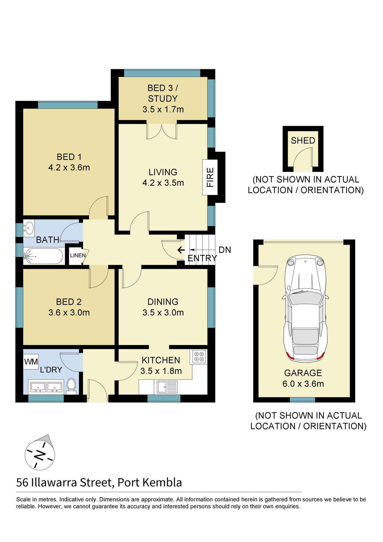 Floorplan of Homely house listing, 56 Illawarra Street, Port Kembla NSW 2505