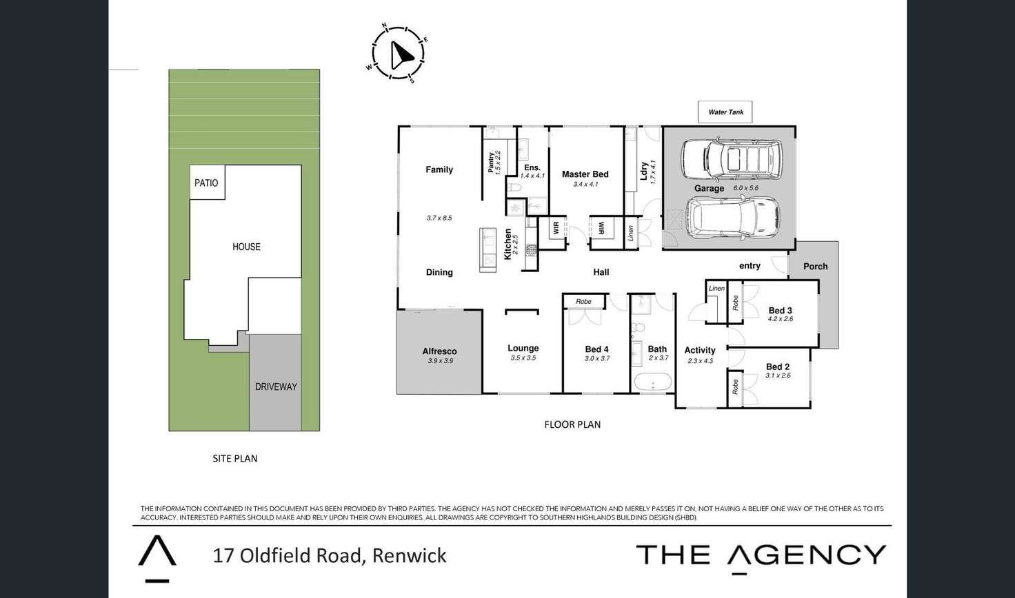 Floorplan of Homely house listing, 17 Oldfield Road, Renwick NSW 2575