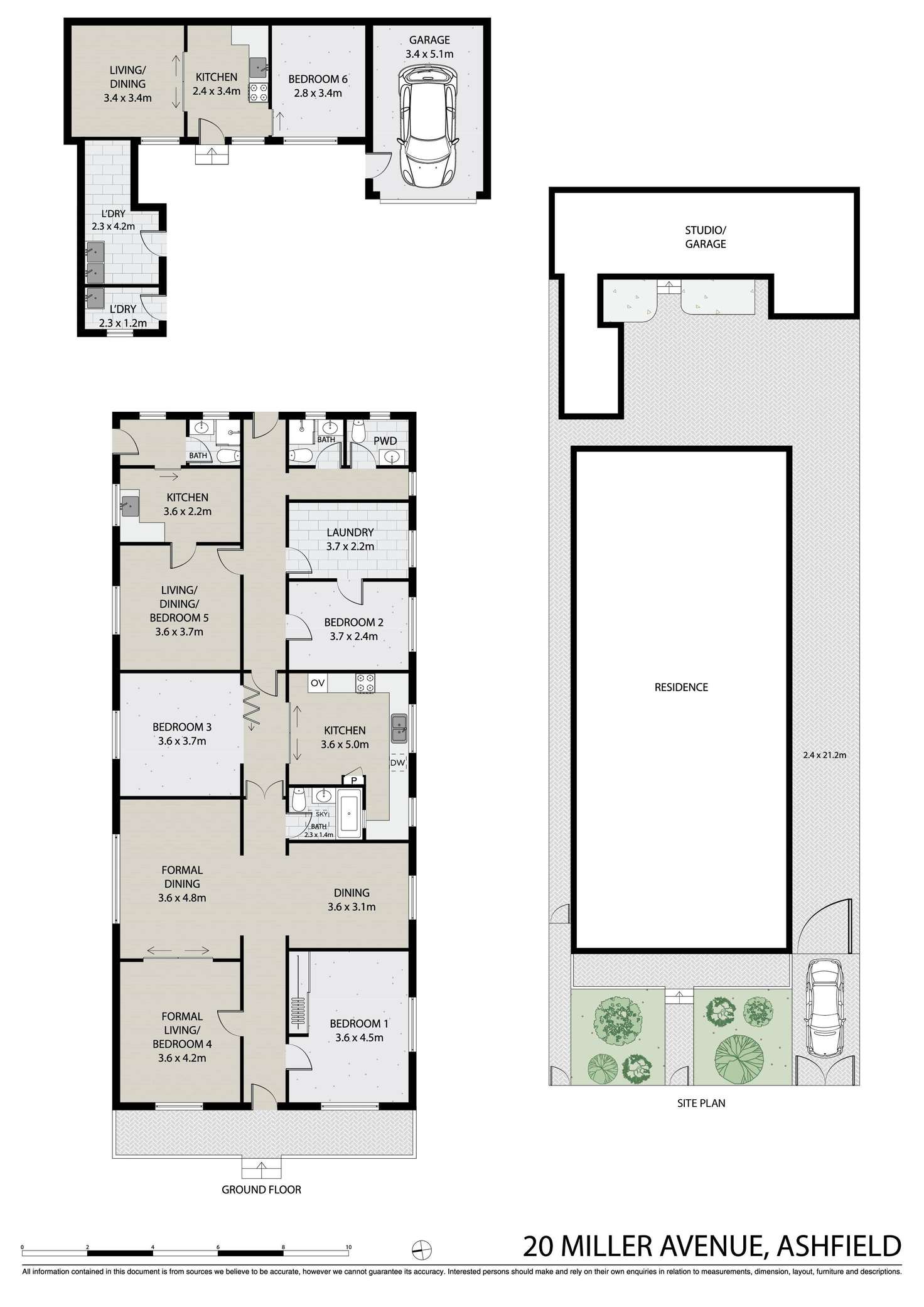 Floorplan of Homely house listing, 20 Miller Avenue, Ashfield NSW 2131