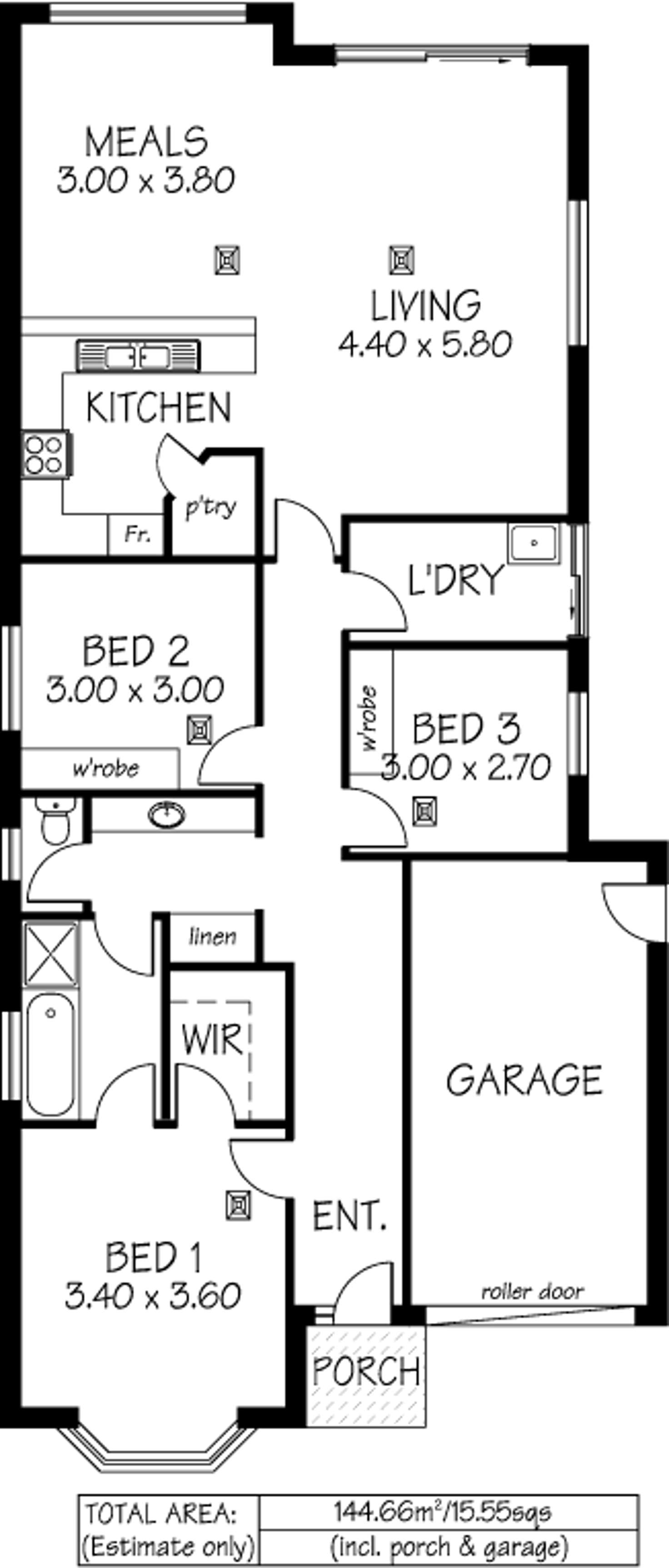 Floorplan of Homely house listing, 26 Fitzroy Avenue, Camden Park SA 5038